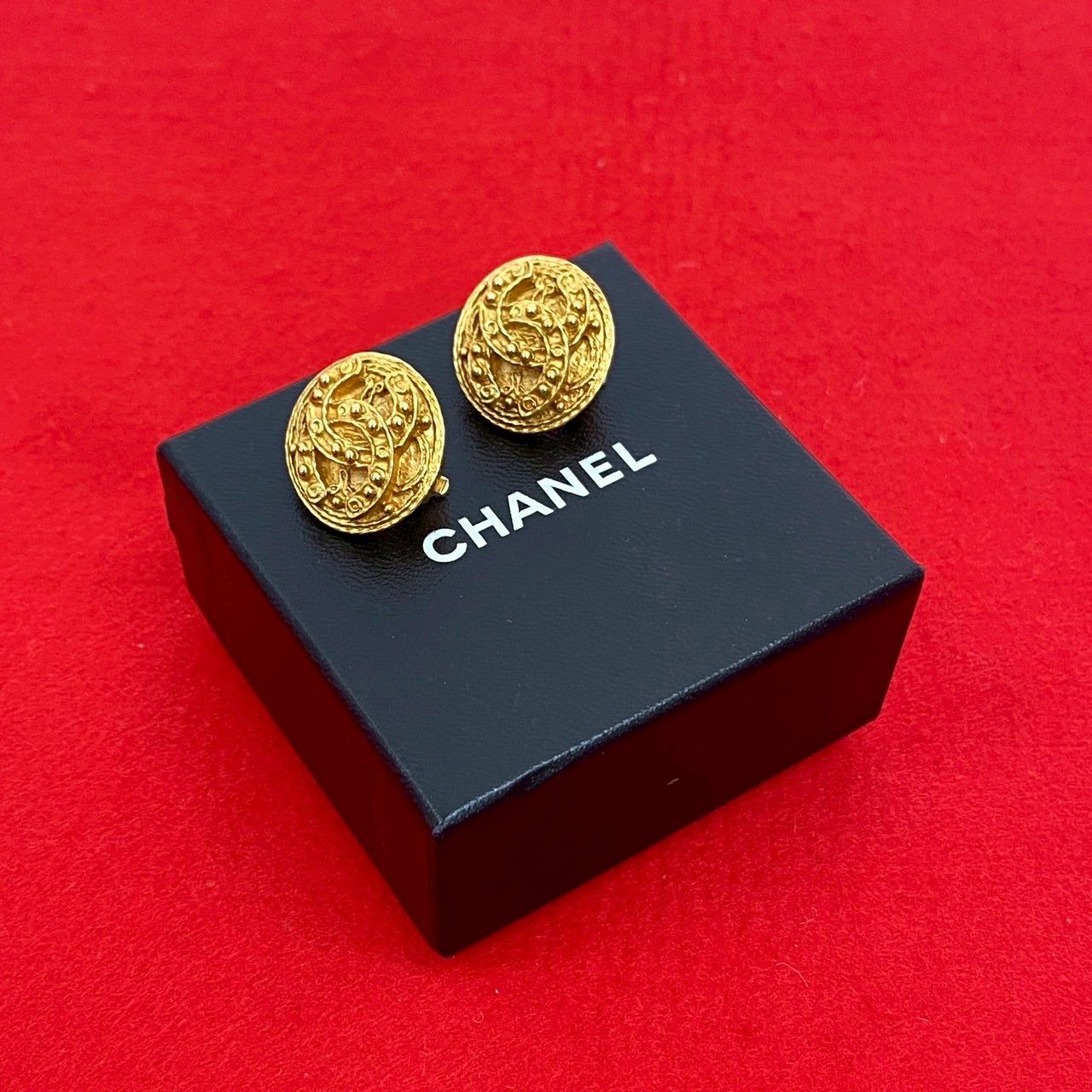 Chanel Chanel Chanel Coco Mark Earrings Metal Earrings 94A DUTY FREE for USA Size ONE SIZE - 1 Thumbnail