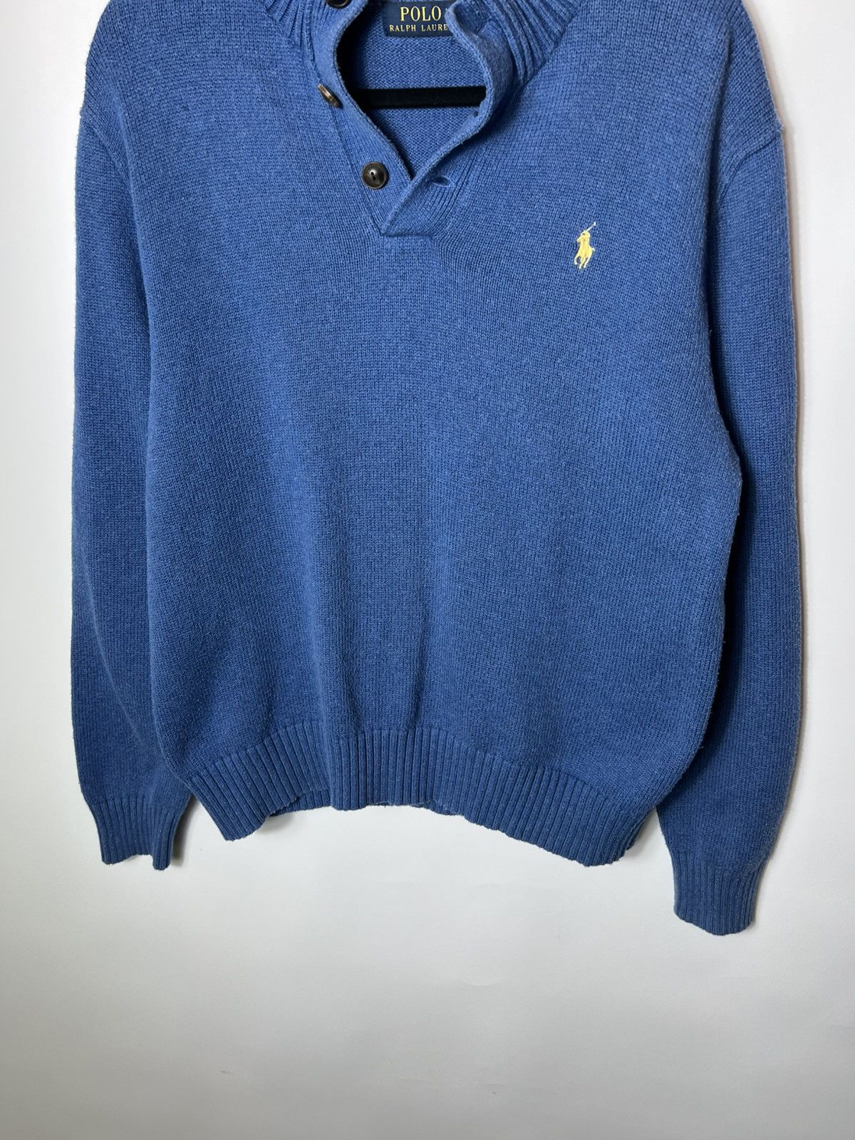 Polo Ralph Lauren Vintage streetwear y2k Polo Ralph Lauren 1/4 buttons sweater Size US L / EU 52-54 / 3 - 3 Thumbnail