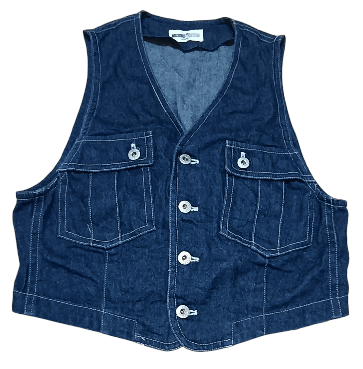 Michiko Koshino London MICHIKO KOSHINO DENIM VEST Size M / US 6-8 / IT 42-44 - 1 Thumbnail