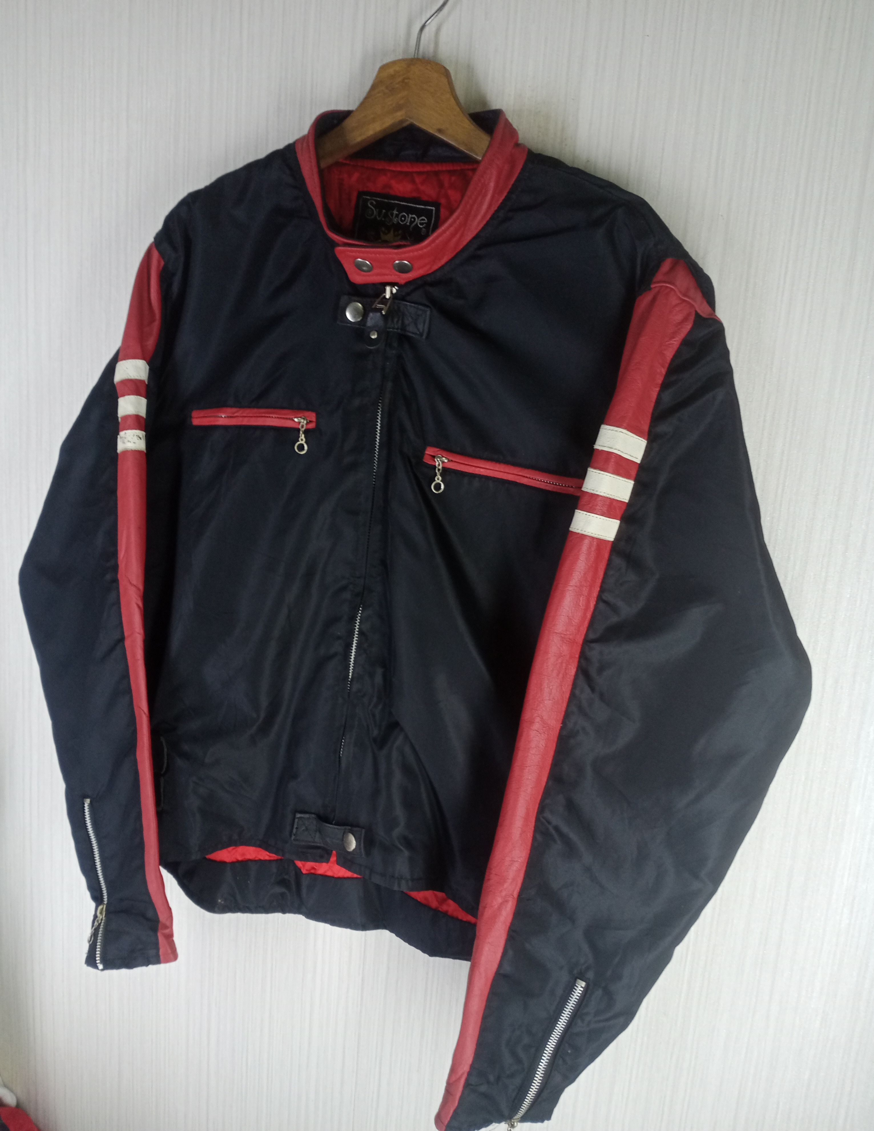 The Silver Stone Rare Vintage 90s Silver Stone Genuine Leather Riding Jacket Size US M / EU 48-50 / 2 - 2 Thumbnail