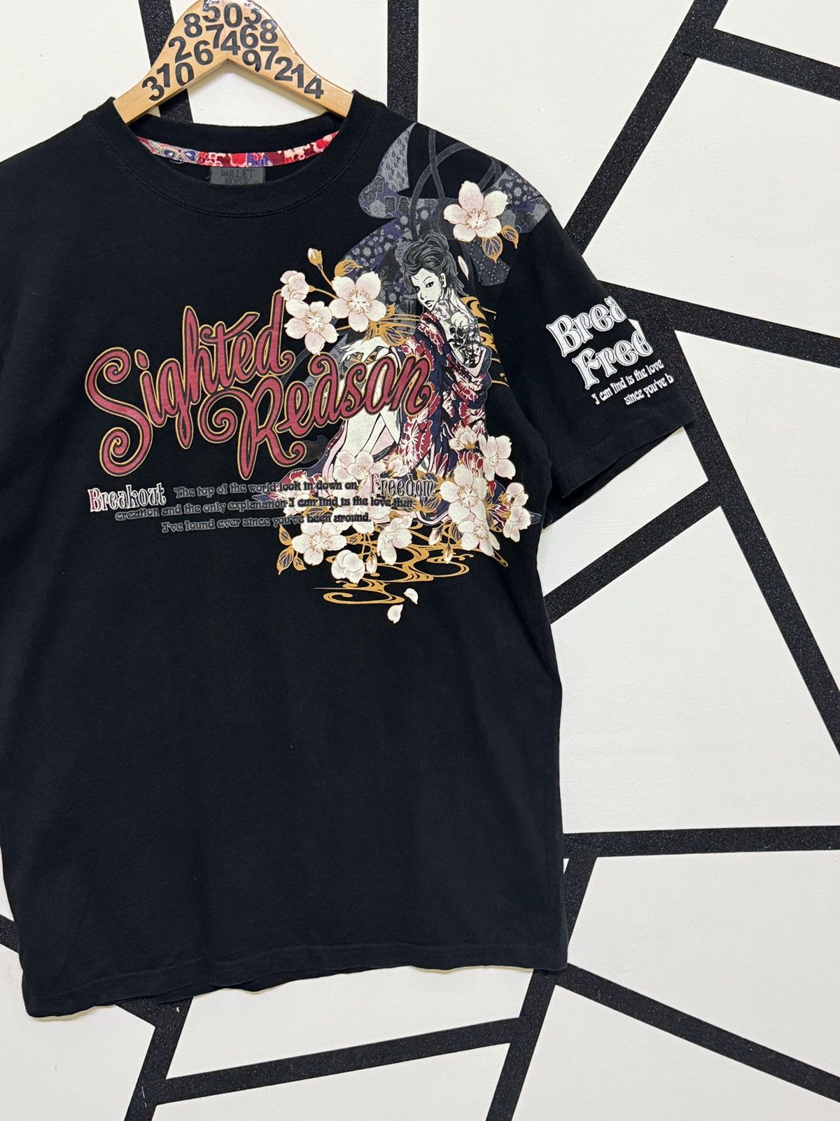 Bullet Noise VINTAGE BULLET NOISE SIGHTED REDSON POEM JAPANESE GIRL TEE Size US S / EU 44-46 / 1 - 3 Thumbnail