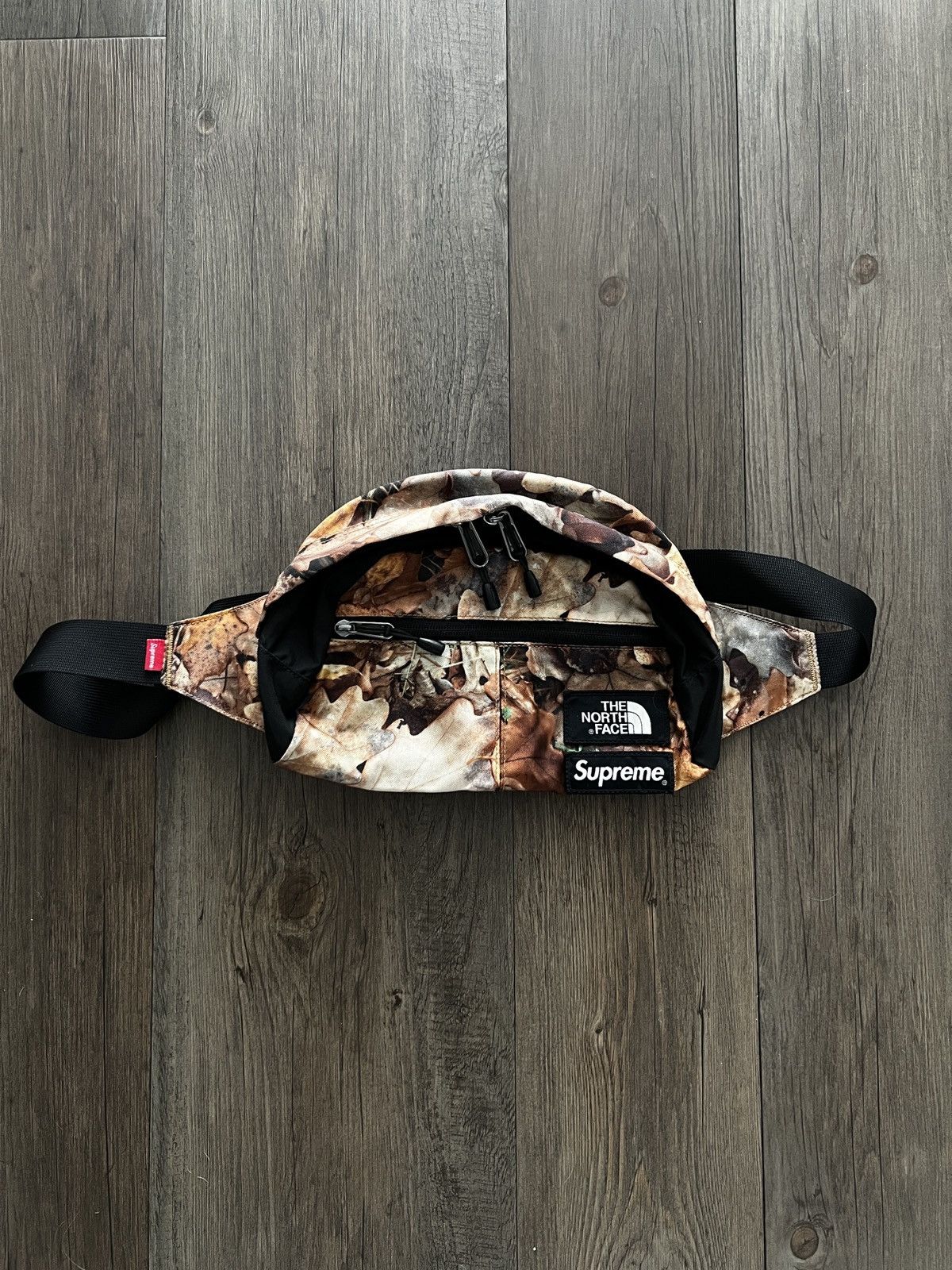 Supreme Supreme x TNF - Tree Camo Waist Bag | Grailed