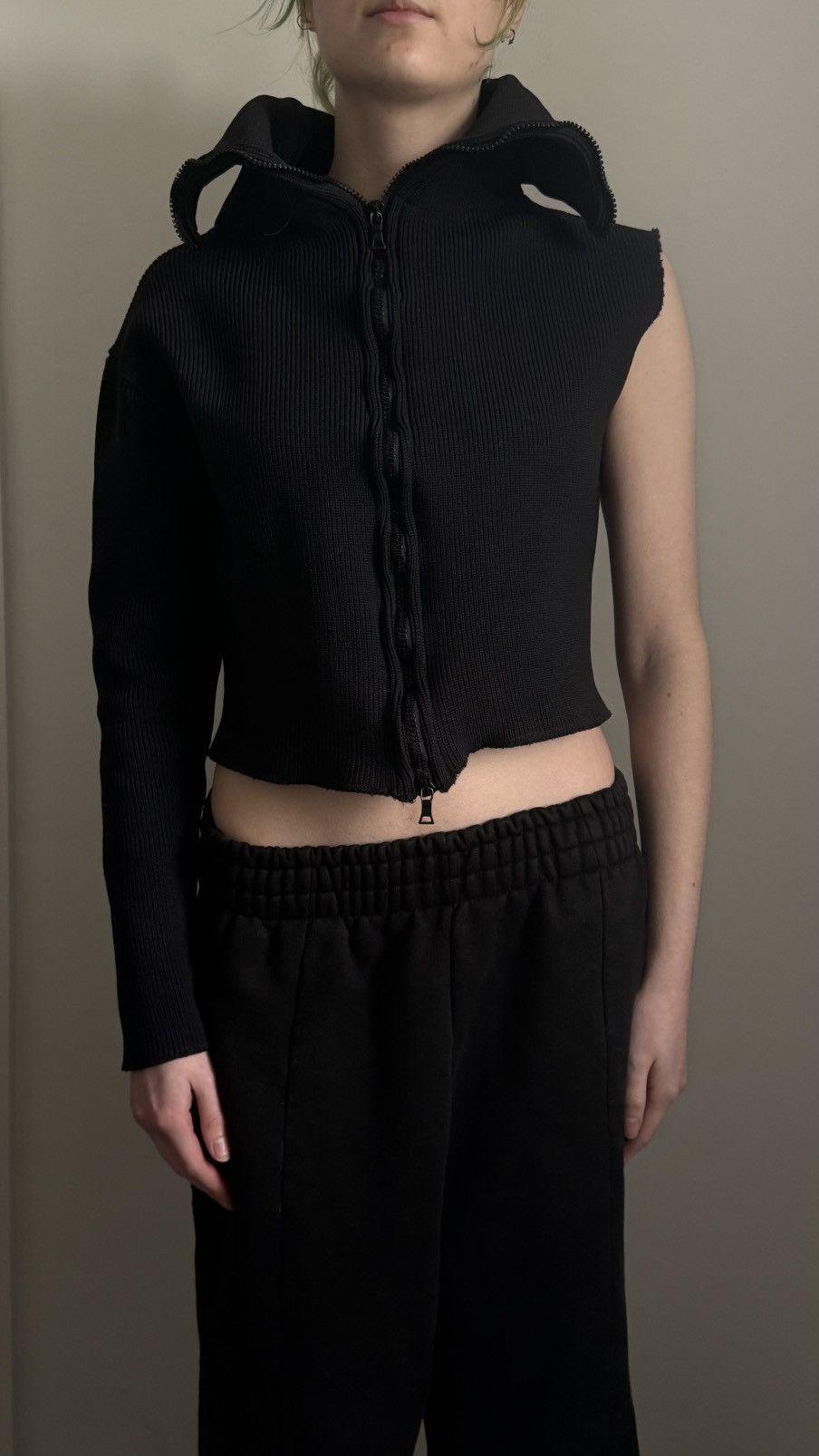 Vetements 2015 Runway sample BOTH PIECES rib tops Size US XXS / EU 40 - 10 Thumbnail