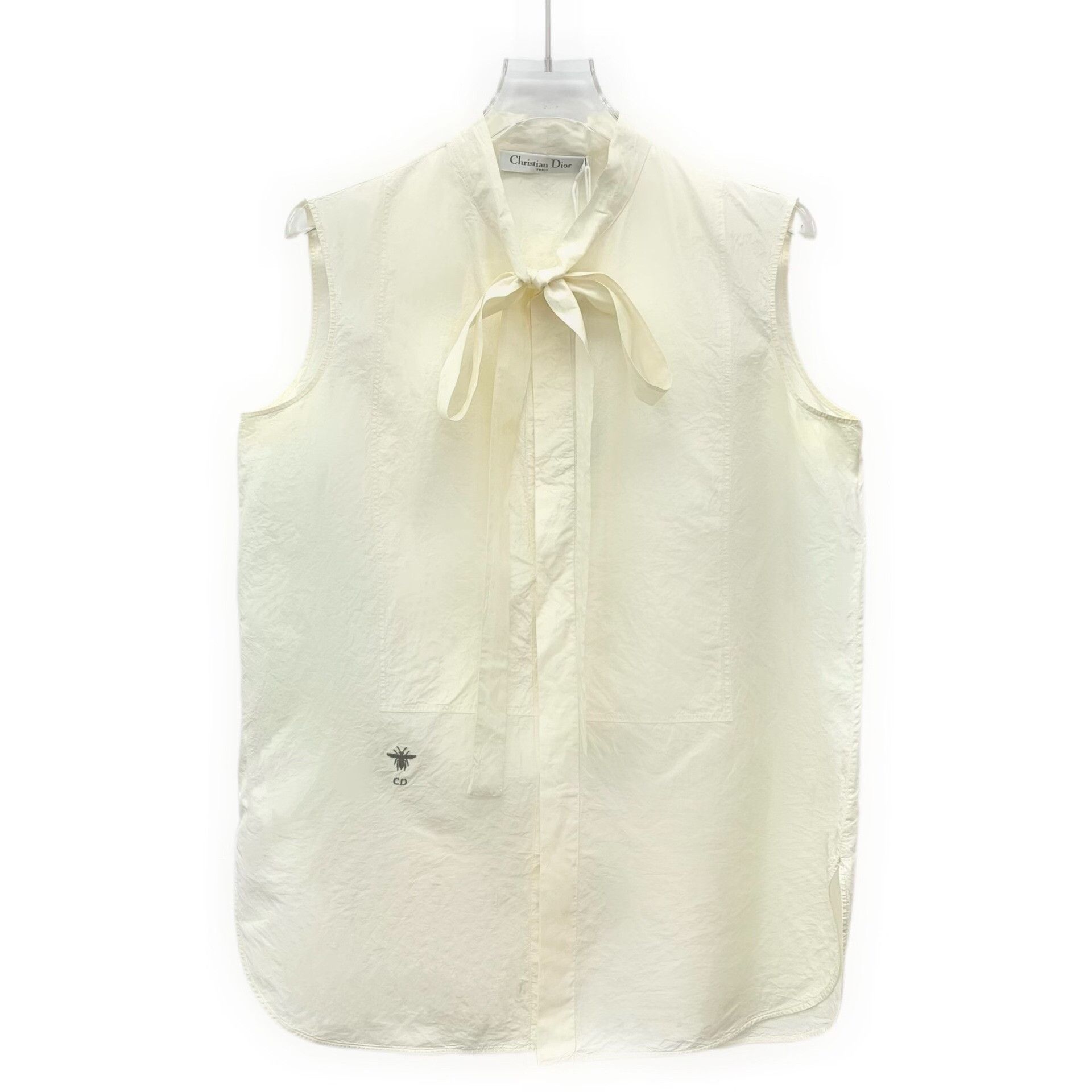 Dior Dior Embroidered White Button Up XS Women Size XS / US 0-2 / IT 36-38 - 1 Thumbnail