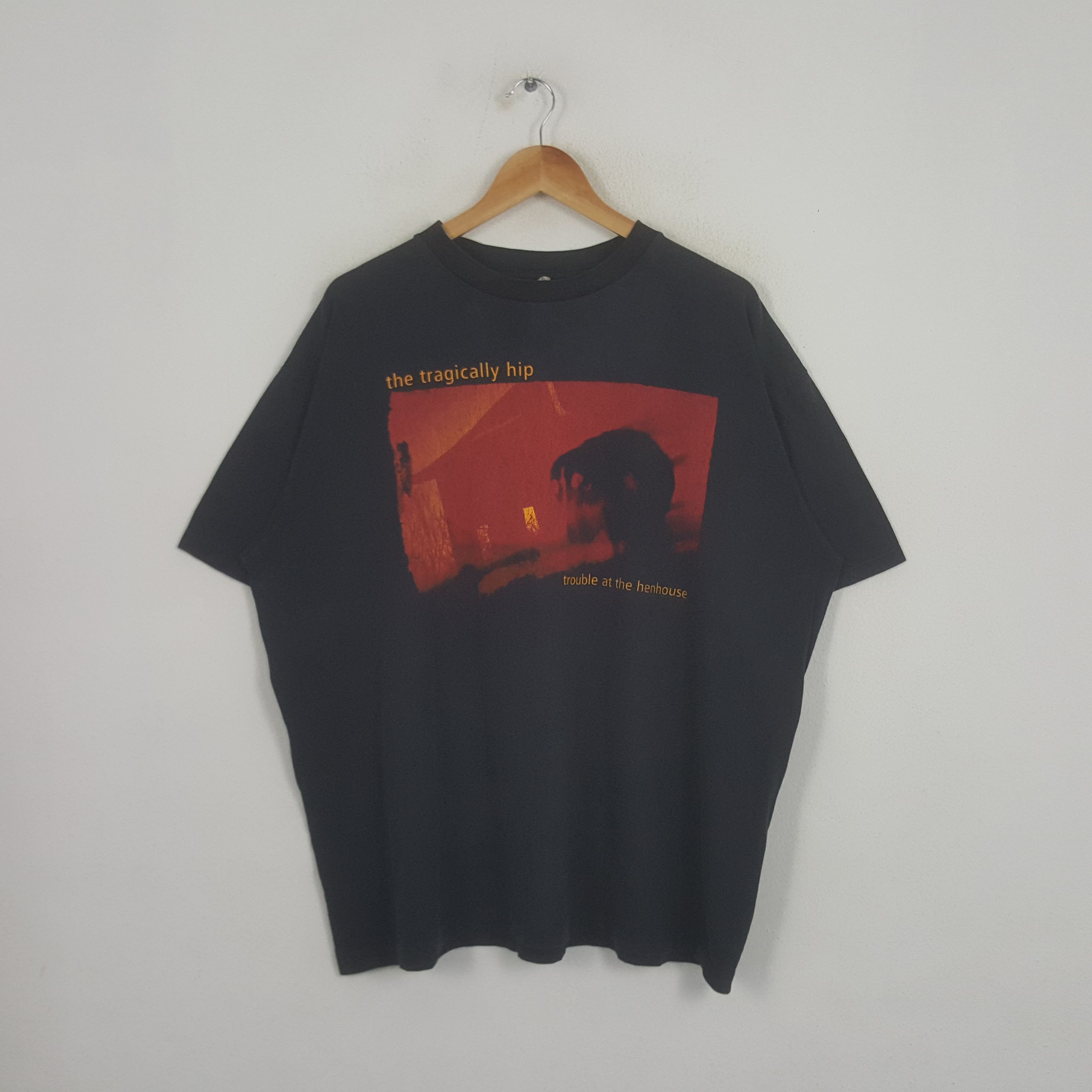 Band Tees × Vintage Vintage 90's The Tragically Hip Canadian Rock Band Tshirt Size US XXL / EU 58 / 5 - 1 Thumbnail