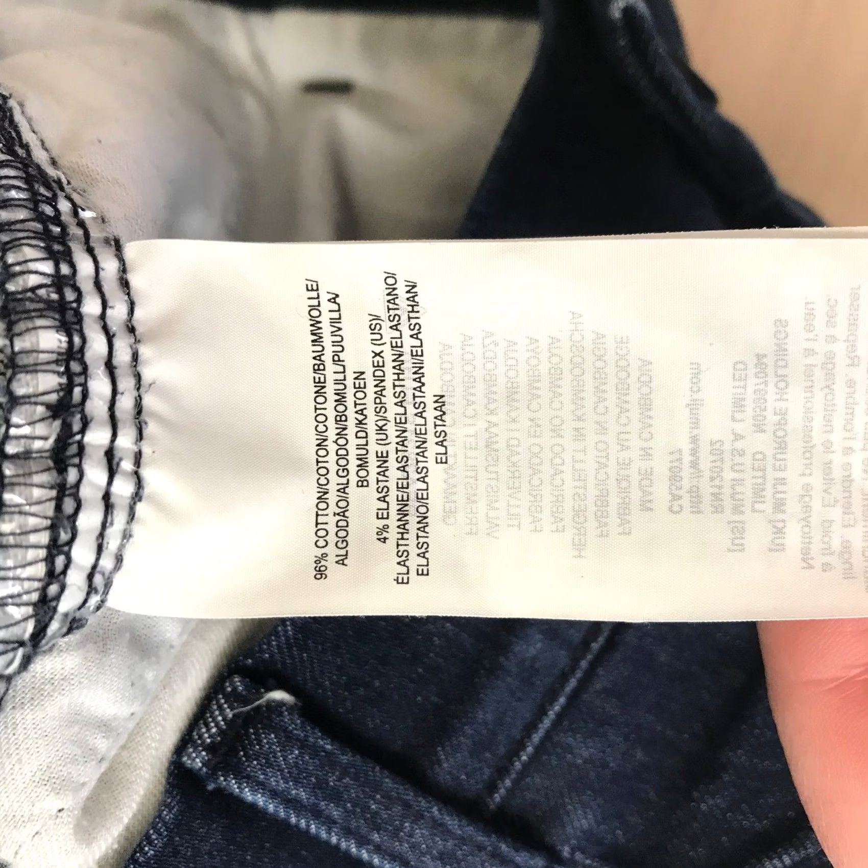 Muji MUJI Dark Wash Pleated Denim Trousers High Rise Straight Leg Indigo Pants Small Size 28" / US 6 / IT 42 - 8 Thumbnail