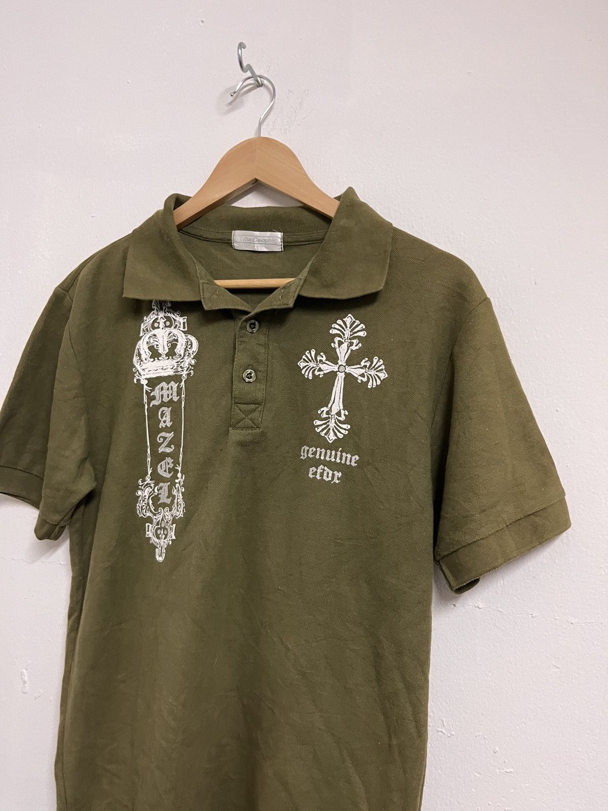 Japanese Brand Mazel CH Rip Off Skull Cross Tee Size US M / EU 48-50 / 2 - 3 Thumbnail