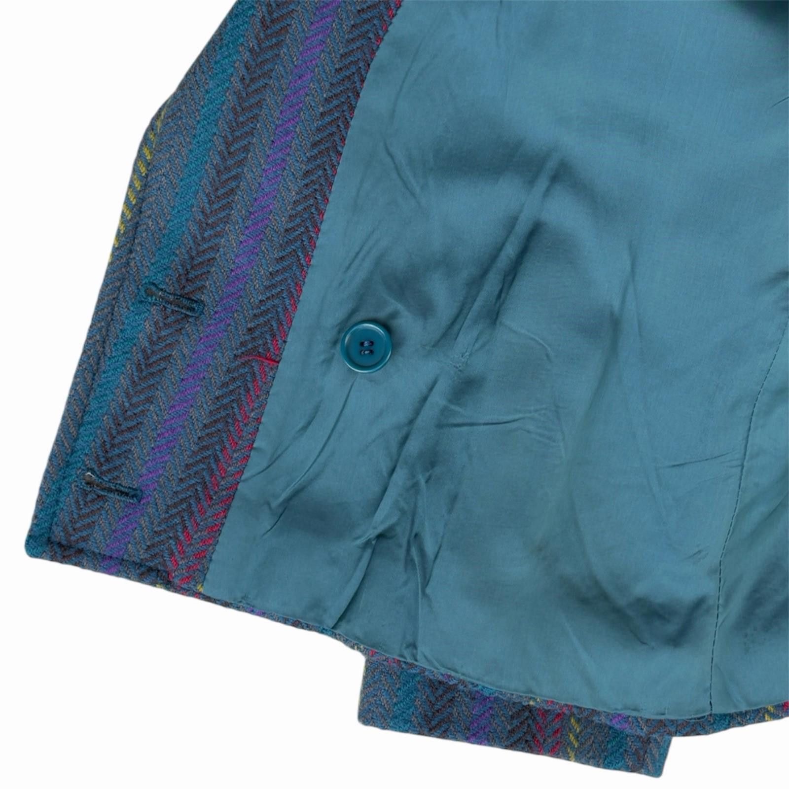 Missoni 80’s Missoni Wool Blazer Double Breasted Herringbone Sz 6 Size M / US 6-8 / IT 42-44 - 6 Thumbnail