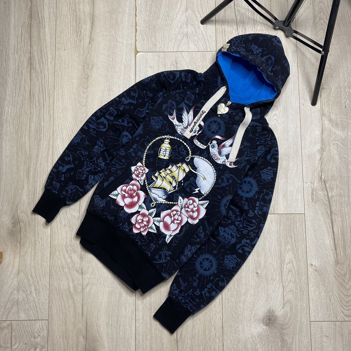 Criminal Damage Vintage Criminal Damage Ed Hardy Style y2k Japanese hoodie Size M / US 6-8 / IT 42-44 - 1 Thumbnail