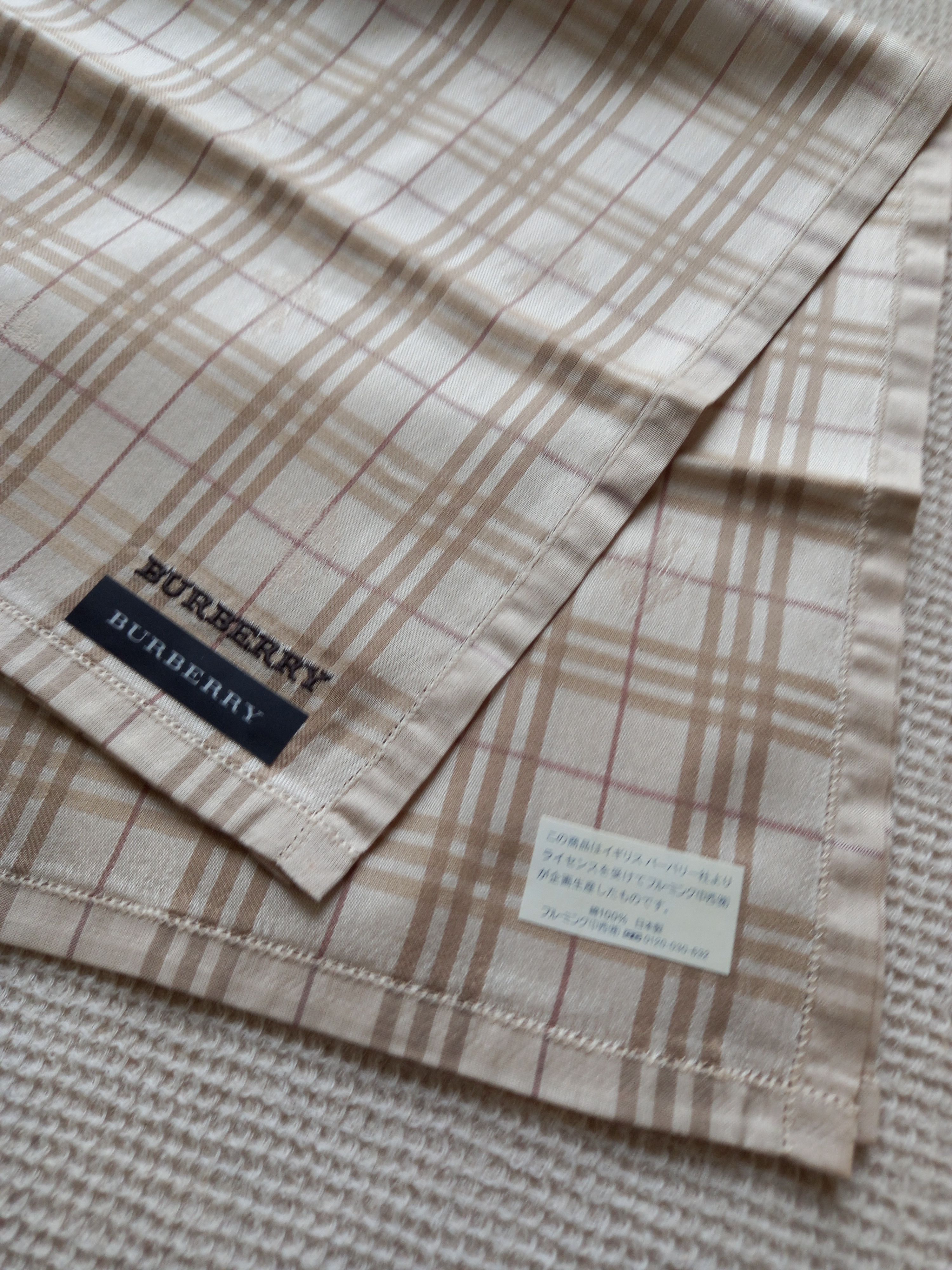 Burberry × Vintage Burberry Bandana/Handkerchief embroidery tartan Size ONE SIZE - 3 Thumbnail