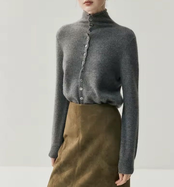 Extreme Cashmere 100% Cashmere Pullover Sweater Cardigan Casual Turtleneck Size M / US 6-8 / IT 42-44 - 11 Thumbnail