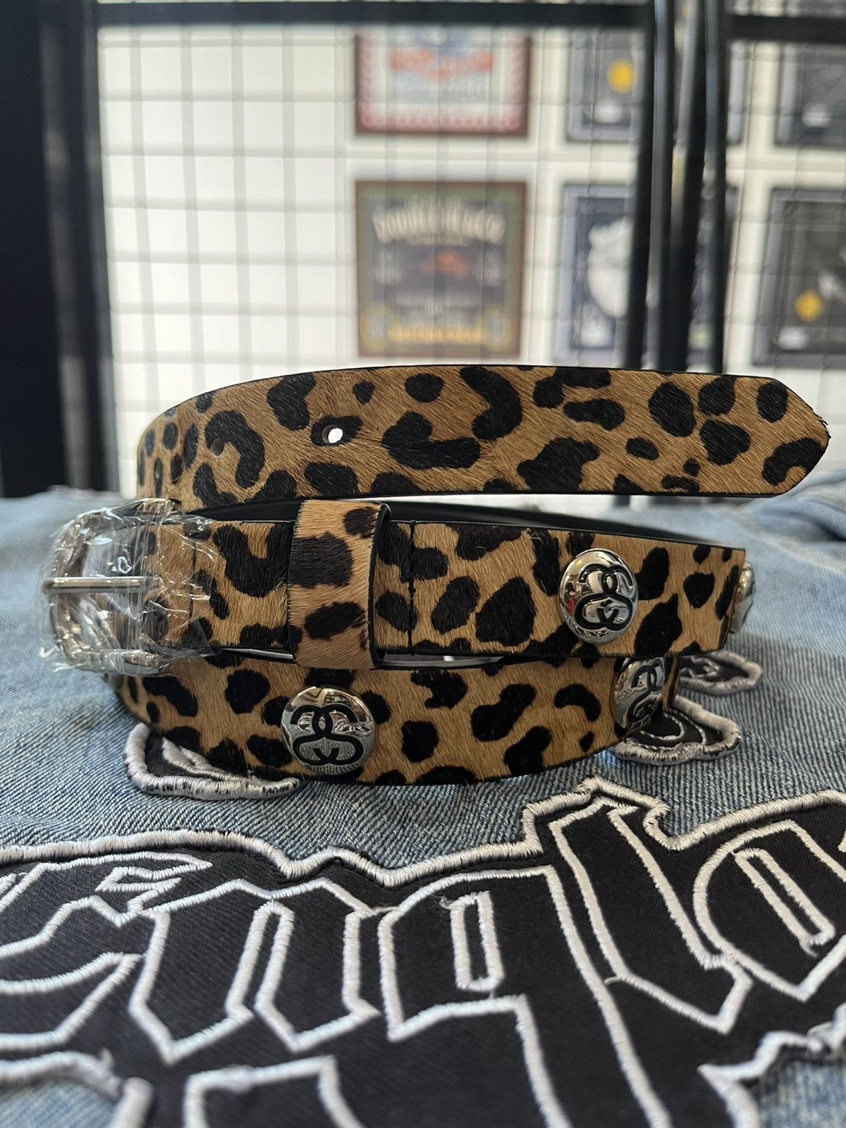 Stussy Stussy Pony Hair Animal Print Belt | Grailed
