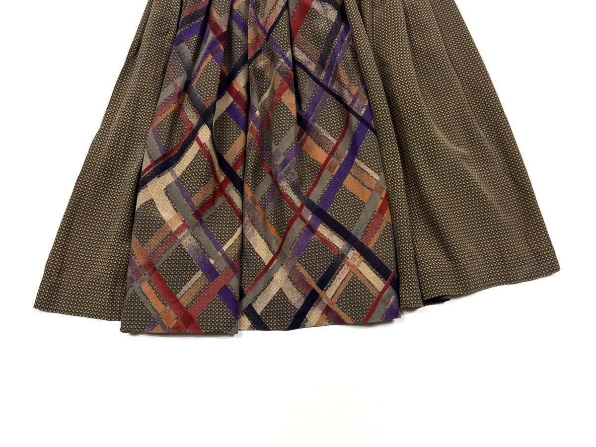 Other Vintage JEAN PATOU Boutique Paris Silk Skirt 70s Size 40 Size 28" / US 6 / IT 42 - 9 Thumbnail