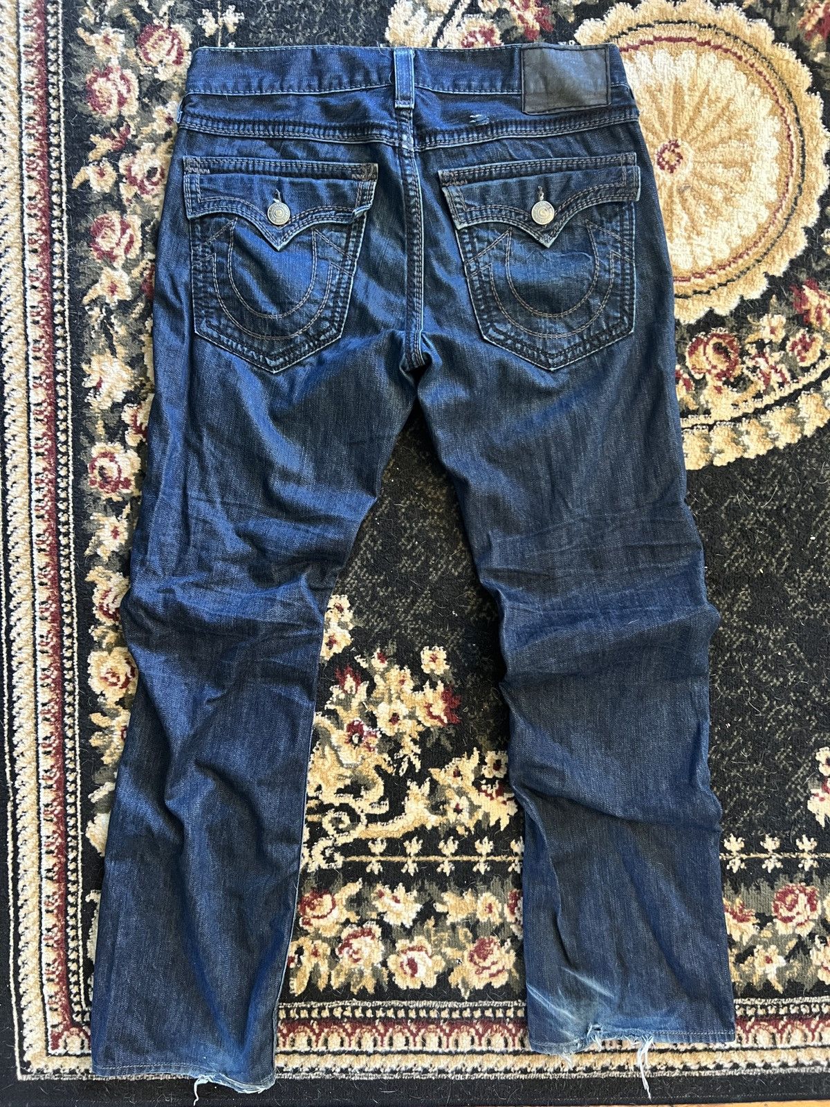 True Religion CRAZY Ricky Big QT Jeans Size US 34 / EU 50 - 2 Thumbnail