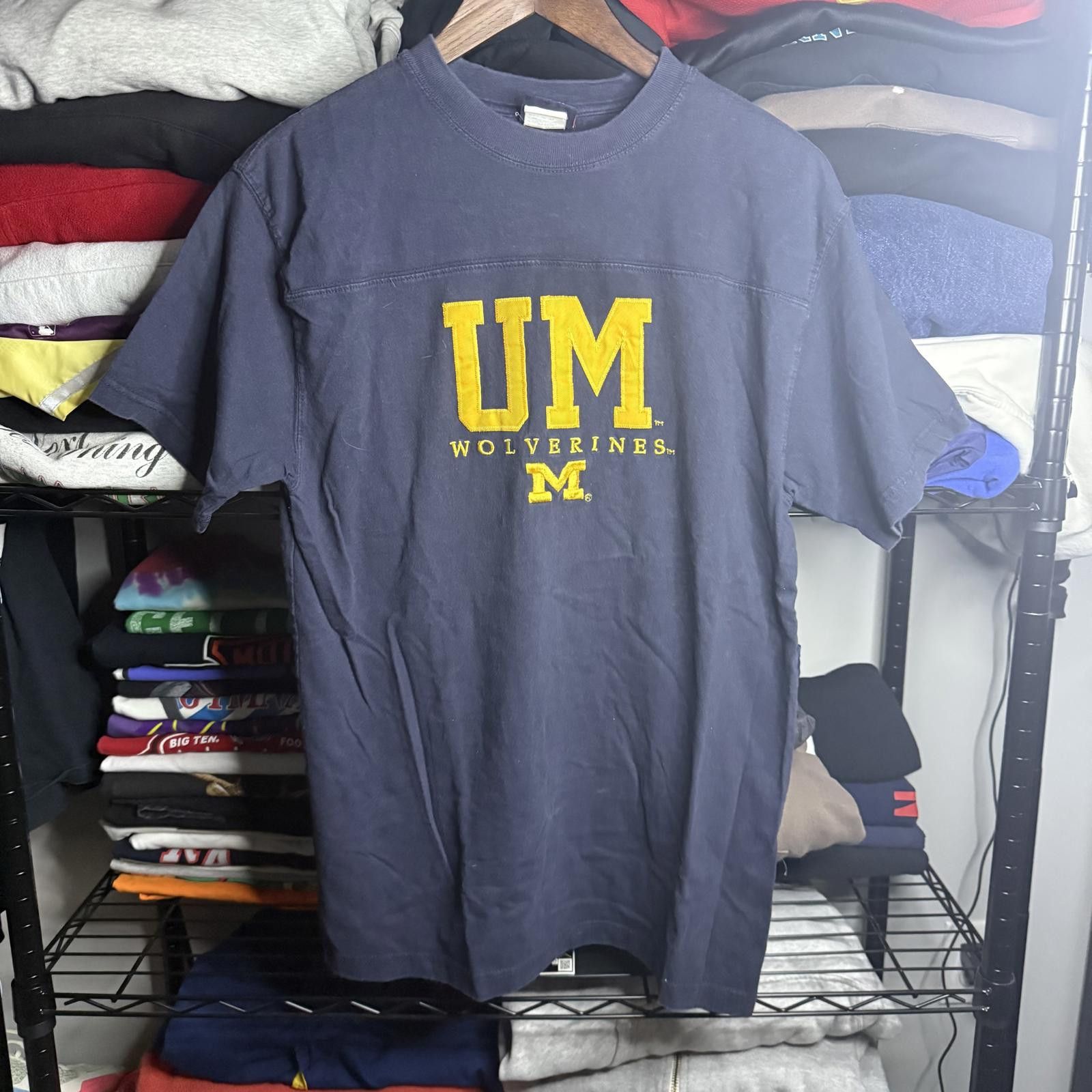 Designer Vintage UM Wolverines T-Shirt Size US M / EU 48-50 / 2 - 1 Thumbnail