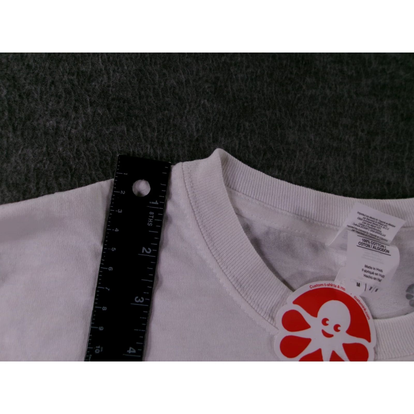 Vintage Continue Shirt Men Medium White Graphic Print Logo CustomInk T-Shirt Crew Neck Long Sleeve Mens 2000s? Size US M / EU 48-50 / 2 - 5 Thumbnail
