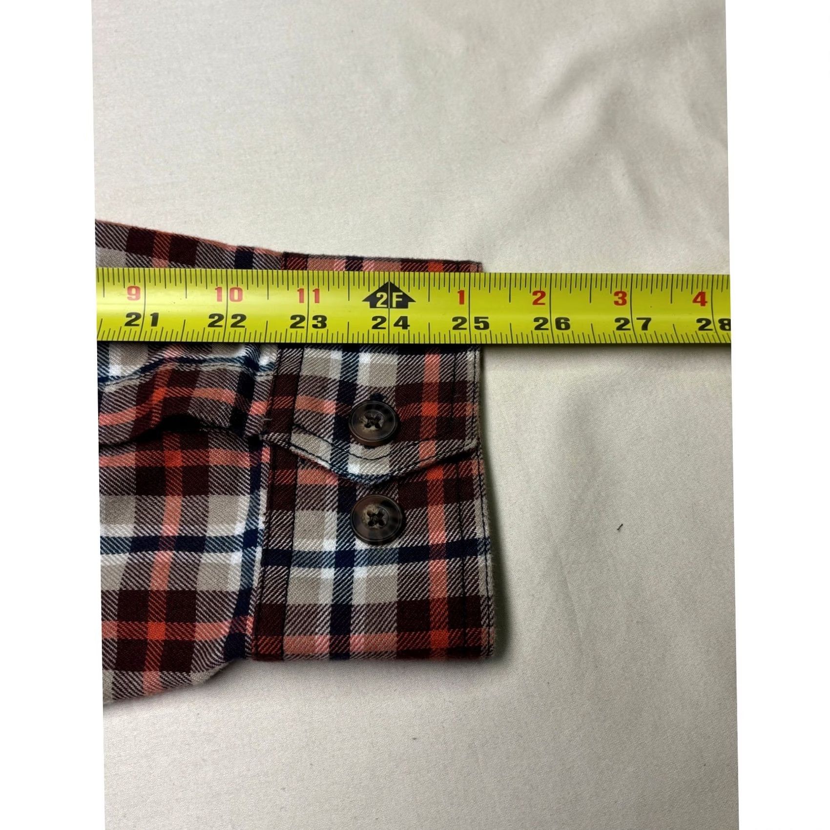 Duluth Trading Company Duluth Trading Co Mens Flannel Shirt Plaid Long Sleeve Button Up XL Red Cotton Polyester Button-Down Pocketed Vintage No Size US XL / EU 56 / 4 - 8 Thumbnail