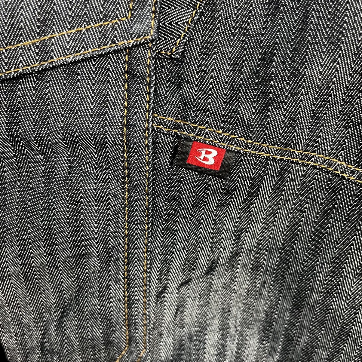 Japanese Brand Vintage Burtle Hickory Stripe Denim Jeans Size US 29 - 16 Thumbnail