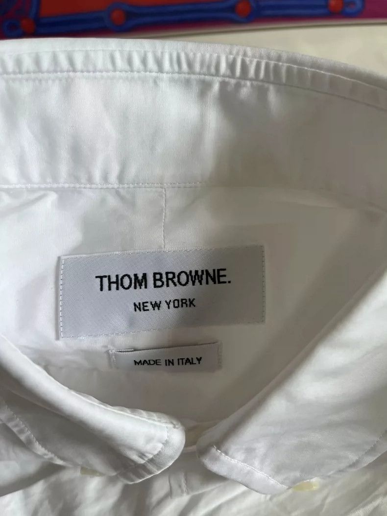 Thom Browne Thom Browne Classic white shirt Size US M / EU 48-50 / 2 - 5 Thumbnail