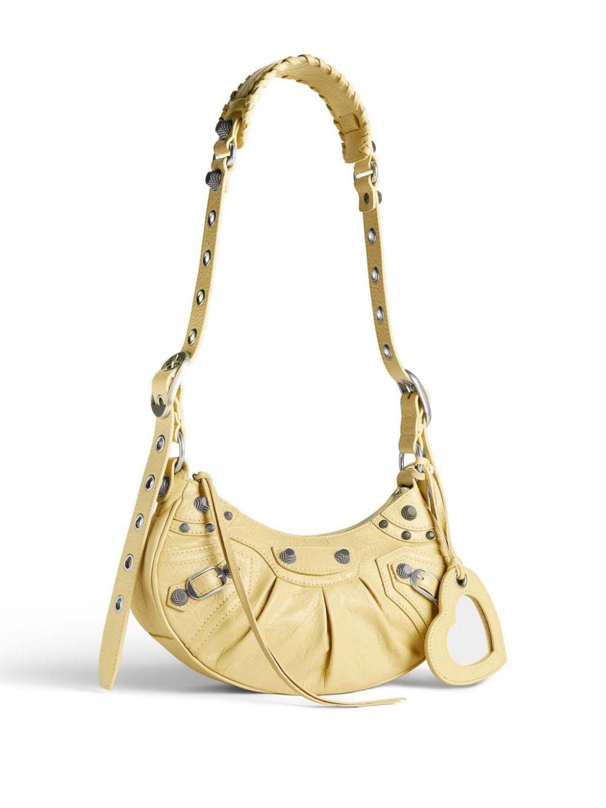 Balenciaga o1mt1gz0824 Size: OS / Le Cagole XS Shoulder Bag in Yellow Size ONE SIZE - 4 Thumbnail