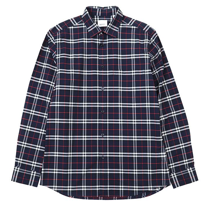 Burberry Burberry Burberry Cotton Shirt Textile Dress Shirt DUTY FREE for USA Size ONE SIZE - 1 Thumbnail