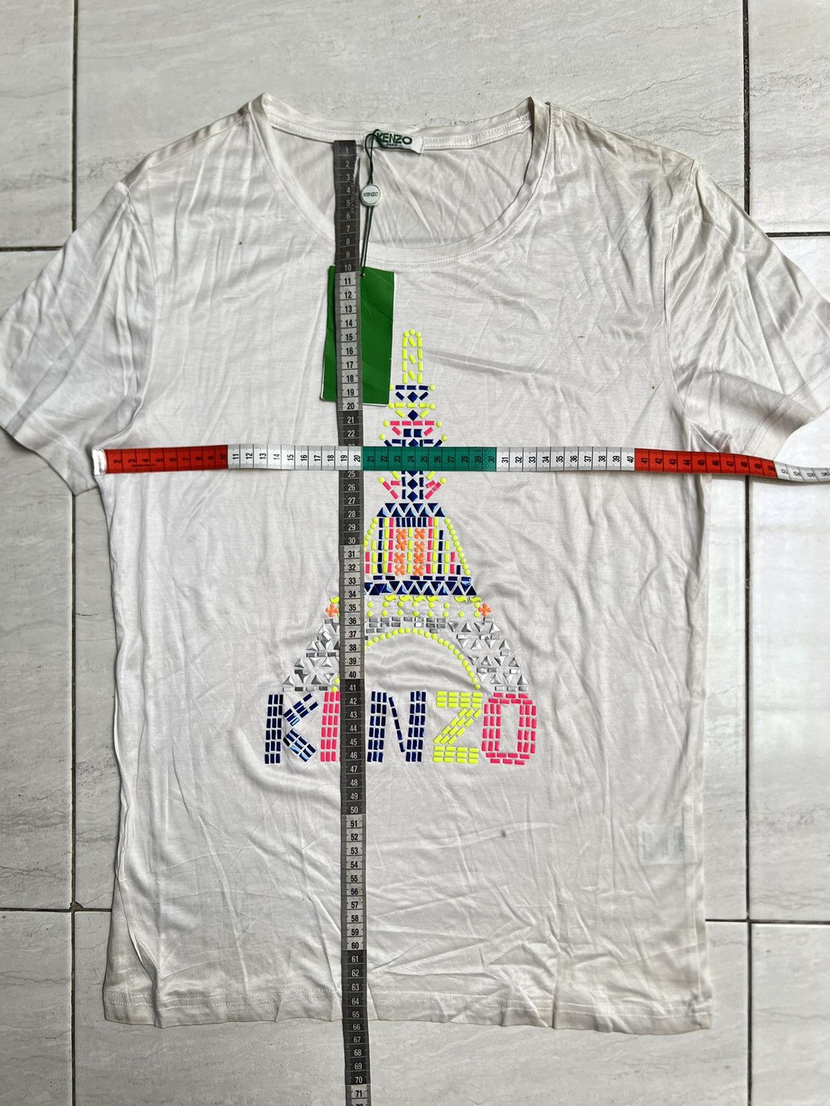 Kenzo KENZO Paris White T-shirt Size US XS / EU 42 / 0 - 2 Thumbnail