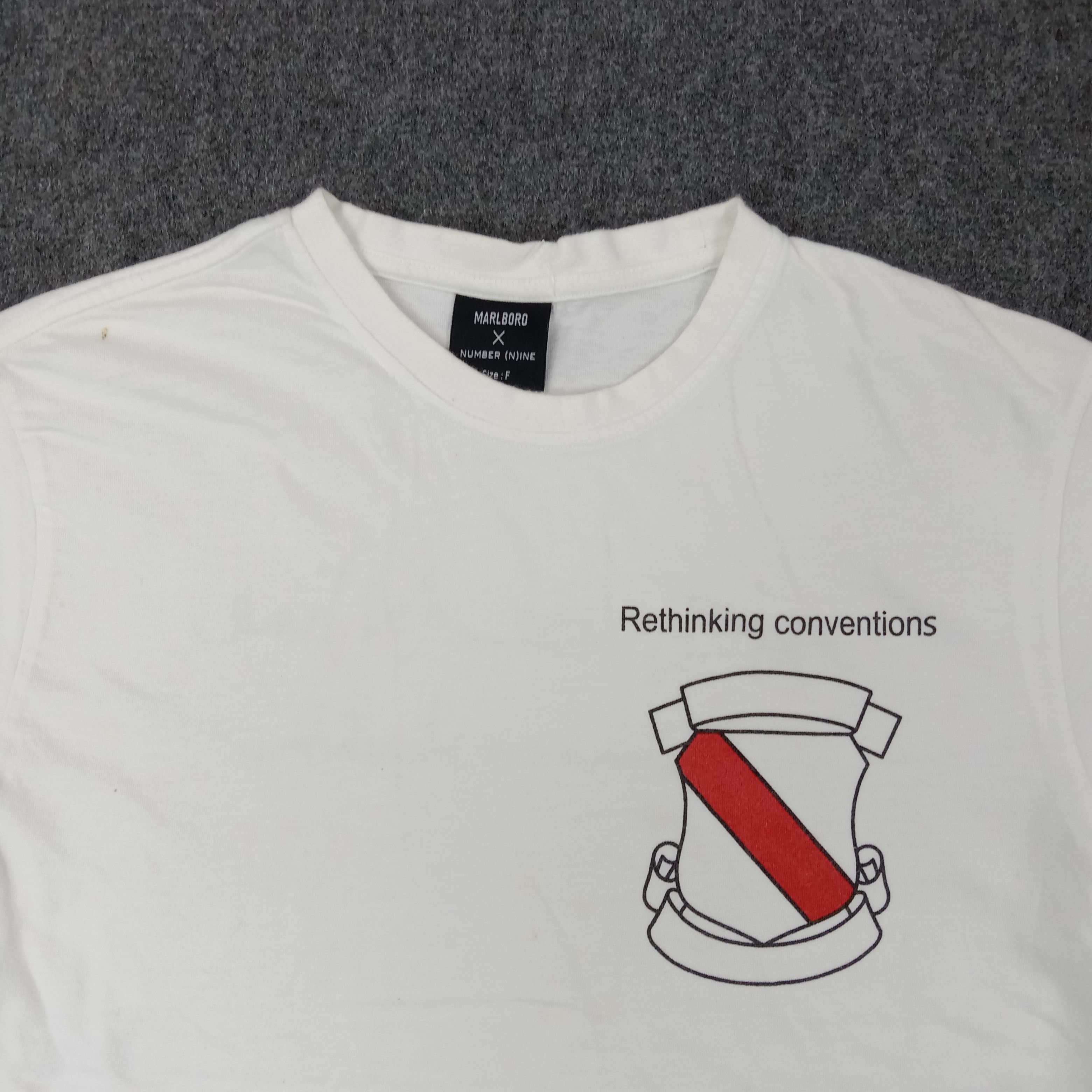 Marlboro × Number (N)ine × Vintage Number (N)ine X Marlboro Japanese Brand Tshirt Size US M / EU 48-50 / 2 - 5 Thumbnail