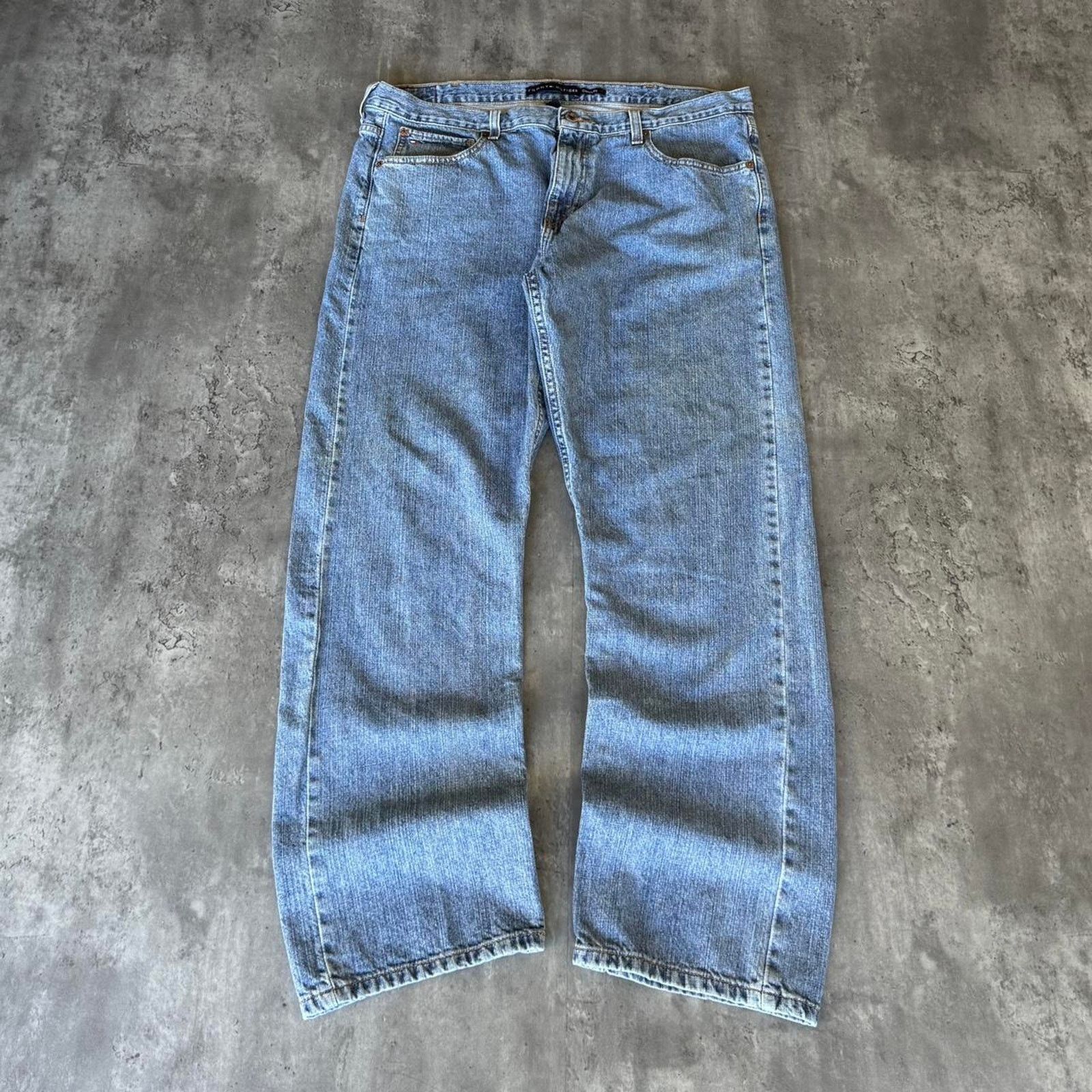 Tommy Hilfiger × Vintage Vintage Y2K Tommy Hilfiger Baggy Skater Cyber Grunge Jeans Size US 38 / EU 54 - 2 Thumbnail