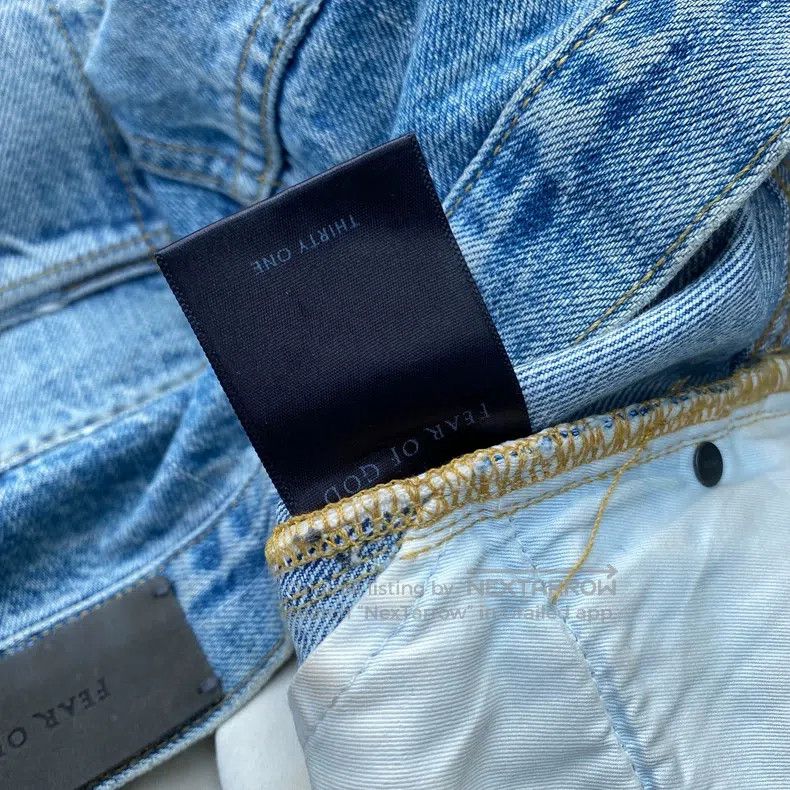 Fear of God Fear of God 3batch blue cow Size US 31 - 5 Thumbnail