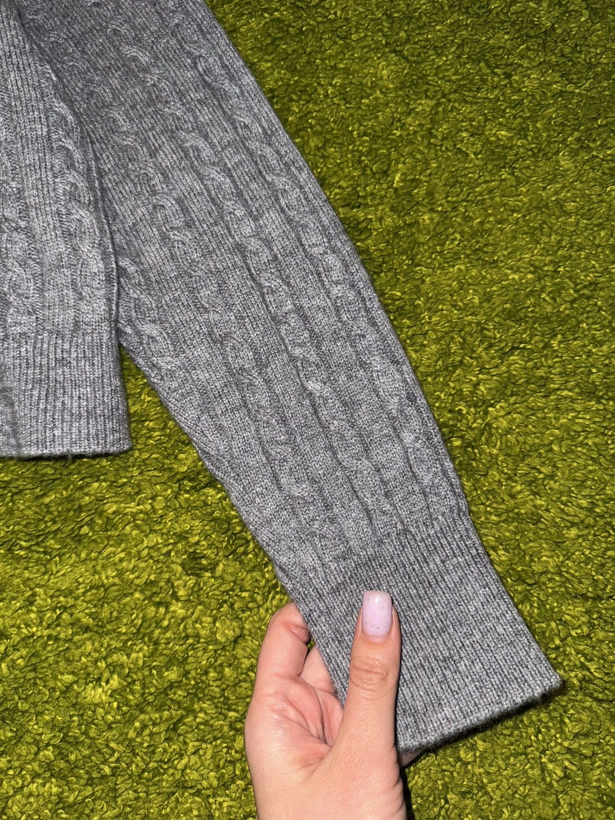 Designer × Sandro Sandro oldmoney style cable knit wool sweater Size S / US 4 / IT 40 - 9 Thumbnail