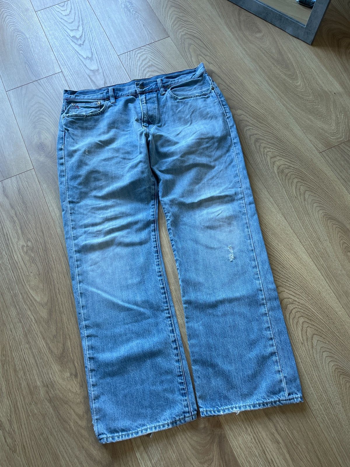 Ralph Lauren Vintage Y2K Ralph Lauren Baggy Denim Jeans Pants Size US 34 / EU 50 - 1 Thumbnail
