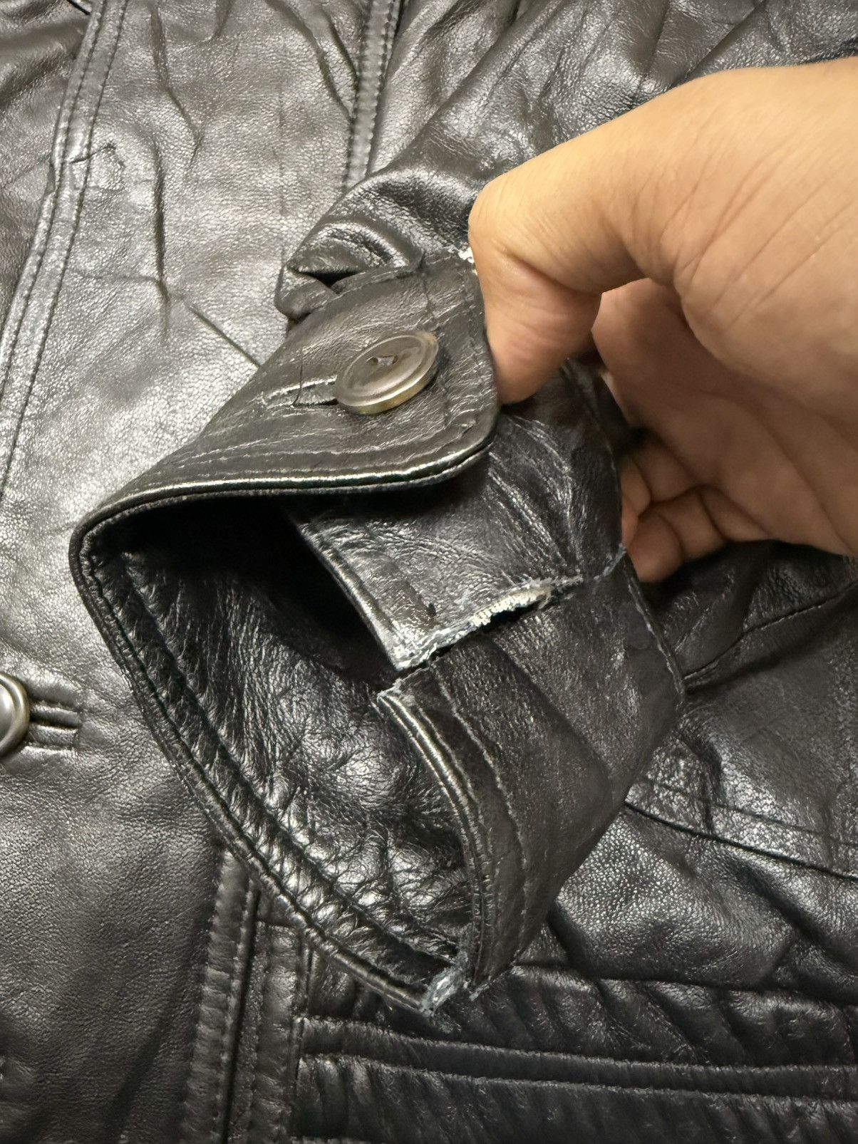 Pierre Balmain Vintage Pierre Balmain Paris Bomber Leather Jacket Size US L / EU 52-54 / 3 - 7 Thumbnail
