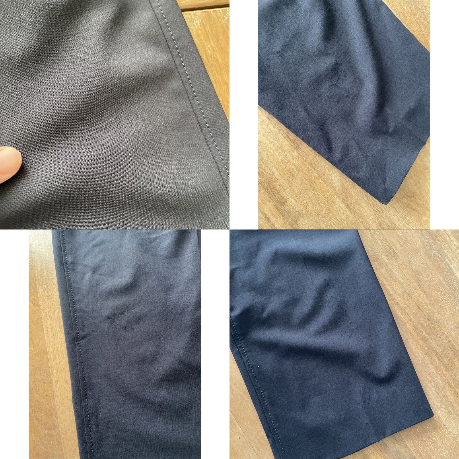 Bogner VINTAGE Bogner Dress Pants Womens Regular Size 34x29 Navy Blue Lightweight Wool Mid Rise Dress Pants Womens Mens? Size 32" / US 10 / IT 46 - 8 Thumbnail