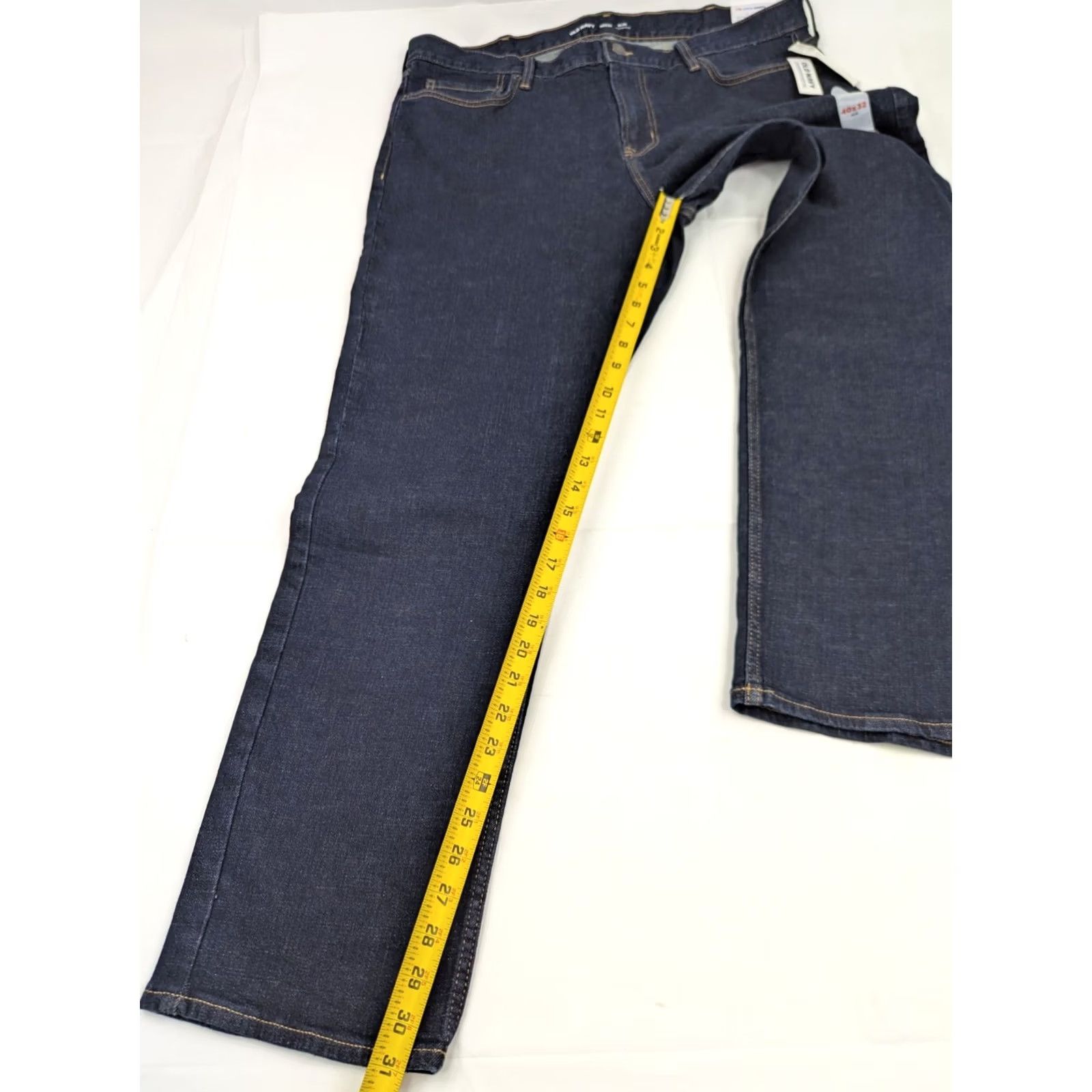 Old Navy Old Navy Jeans Men 40x32 Slim Straight Leg Blue Denim Stretch 5-Pocket Regular Waist Size 40 Adult Mens Denim Jeans Size US 40 / EU 56 - 4 Thumbnail
