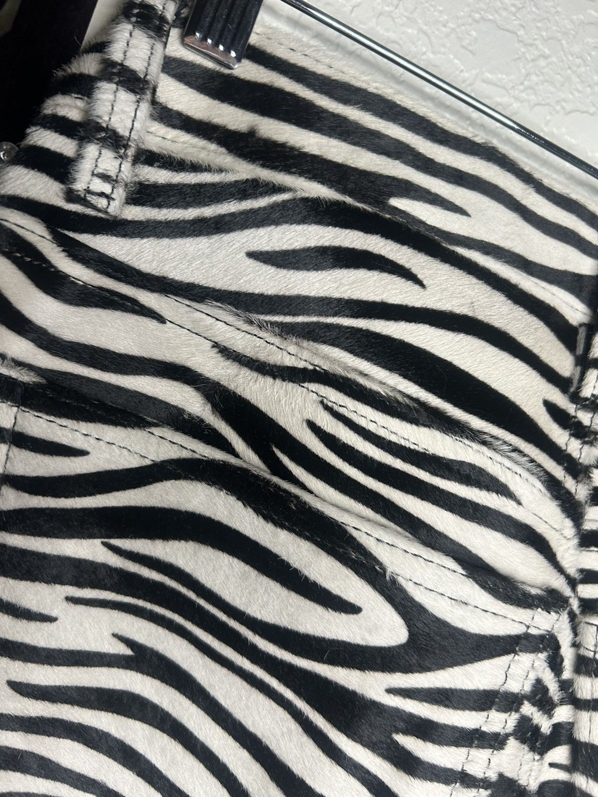 DENIM TEARS Denim tear calf hair zebra print pants Size US 30 / EU 46 - 7 Thumbnail