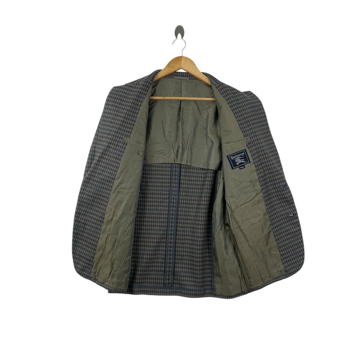 Burberry Vintage 90s BURBERRY LONDON Nova Checks Collection Blazer Size M / US 6-8 / IT 42-44 - 6 Thumbnail