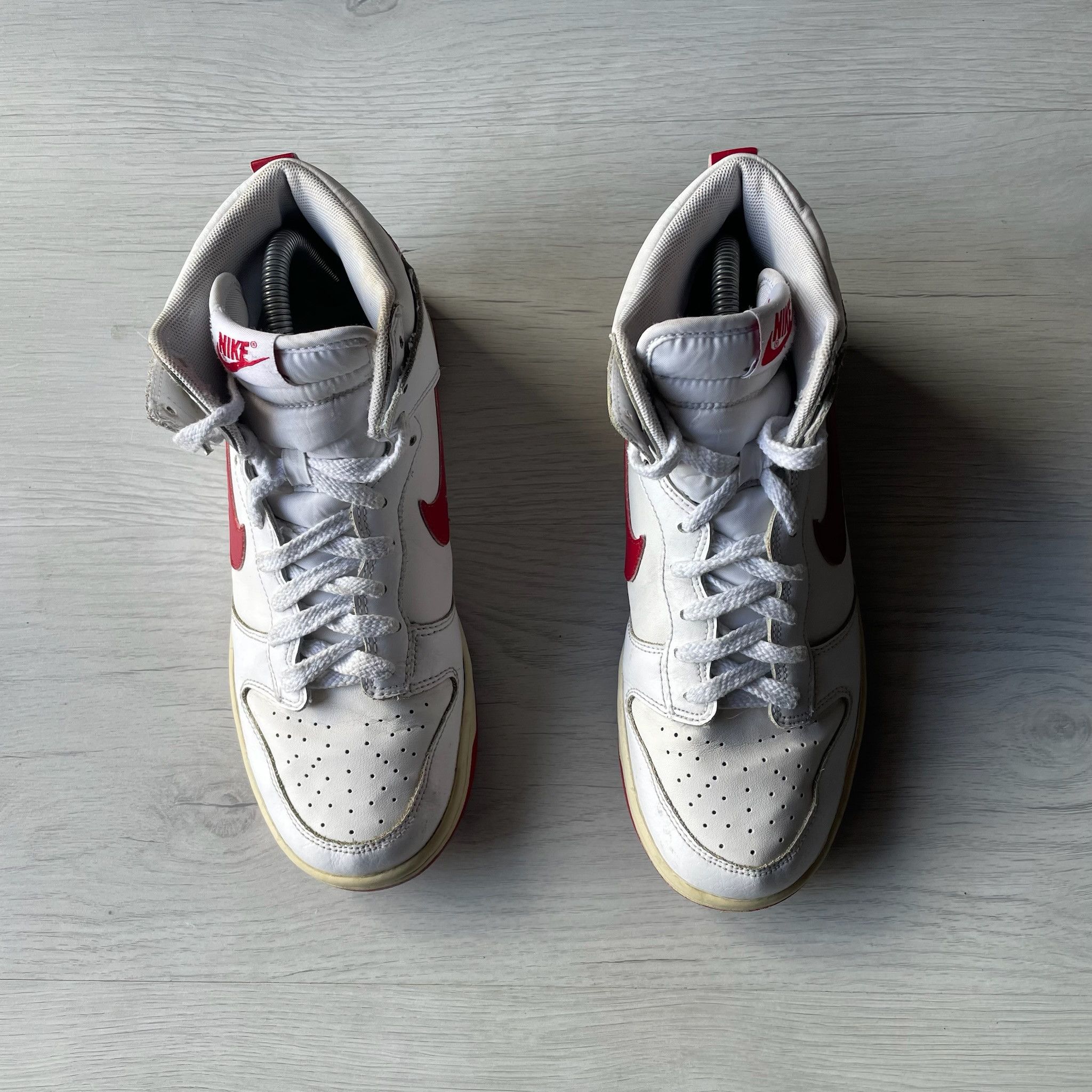 Nike Nike Dunk High White Gym Red Size US 7.5 / EU 40-41 - 5 Thumbnail