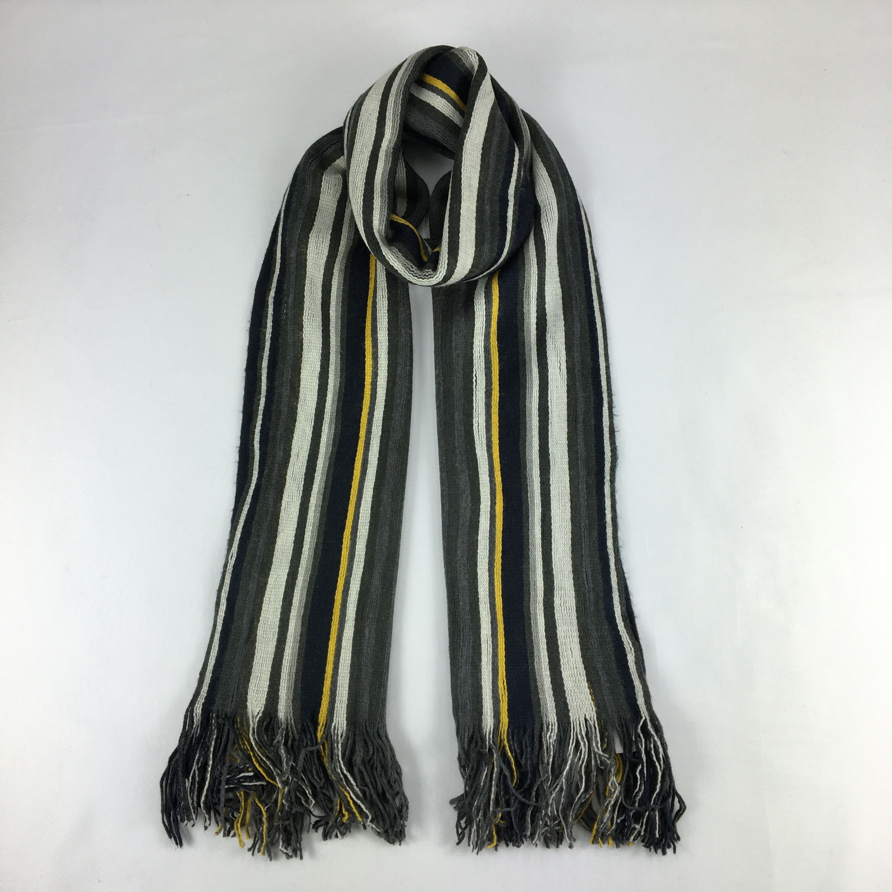 Japanese Brand Vintage Takeo Kikuchi Scarf Muffler Knitted Wool Scarves . Size ONE SIZE - 1 Thumbnail