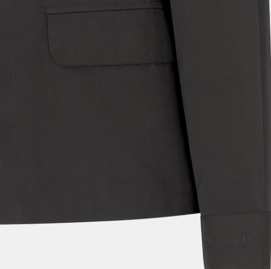 o1w1db10525 493C50 Couture Shirt with Rear Belt in Black