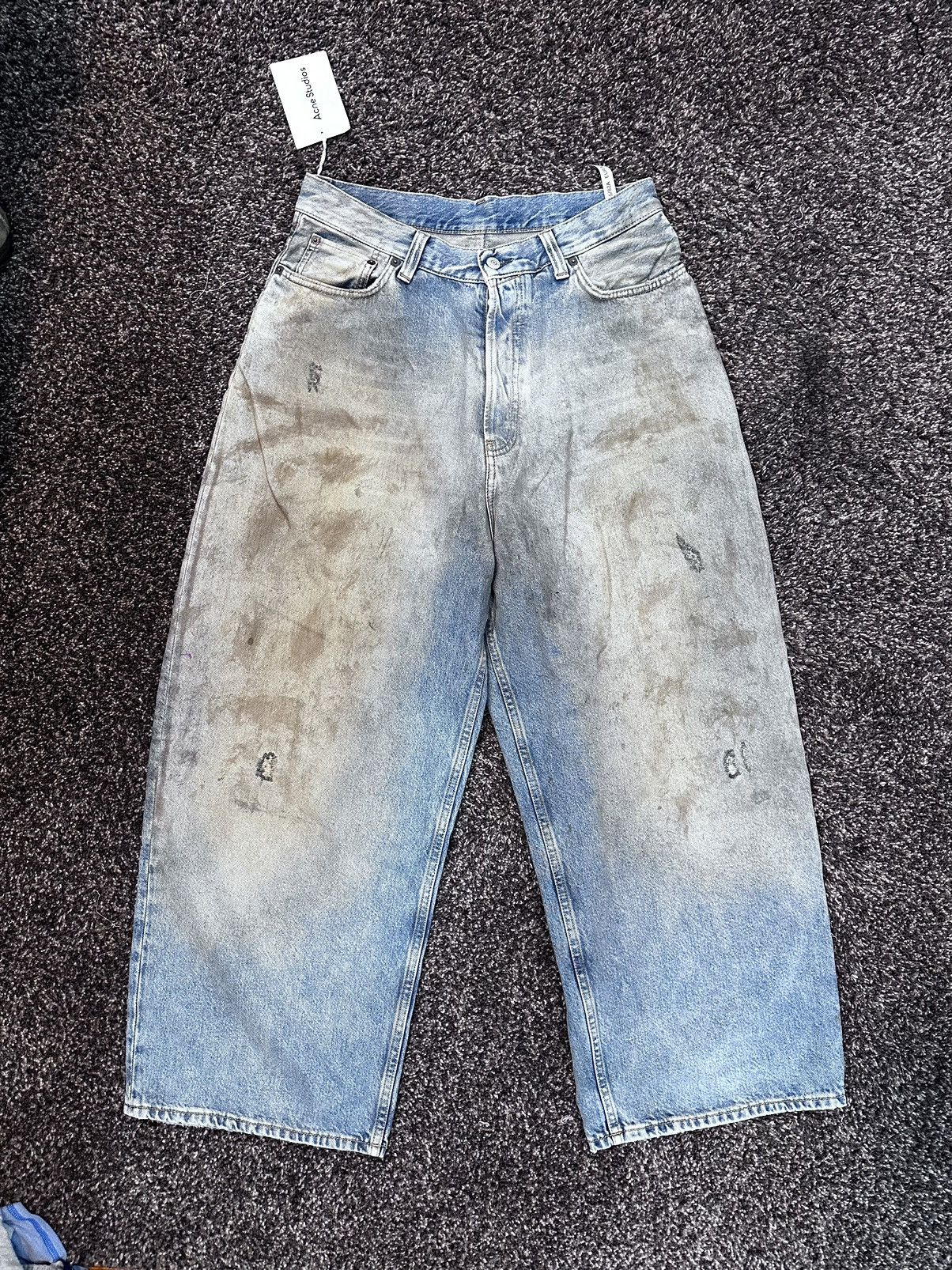 Acne Studios Acne Studios Super Baggy Fit Jeans 2023 Mud Wash Size US 30 / EU 46 - 2 Thumbnail