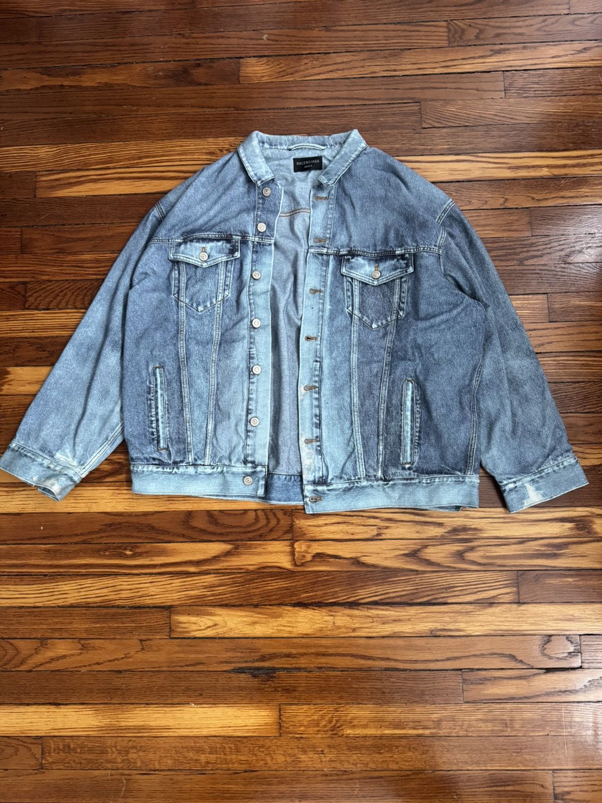 Balenciaga Tromp Loeil jean jacket Size US L / EU 52-54 / 3 - 4 Thumbnail