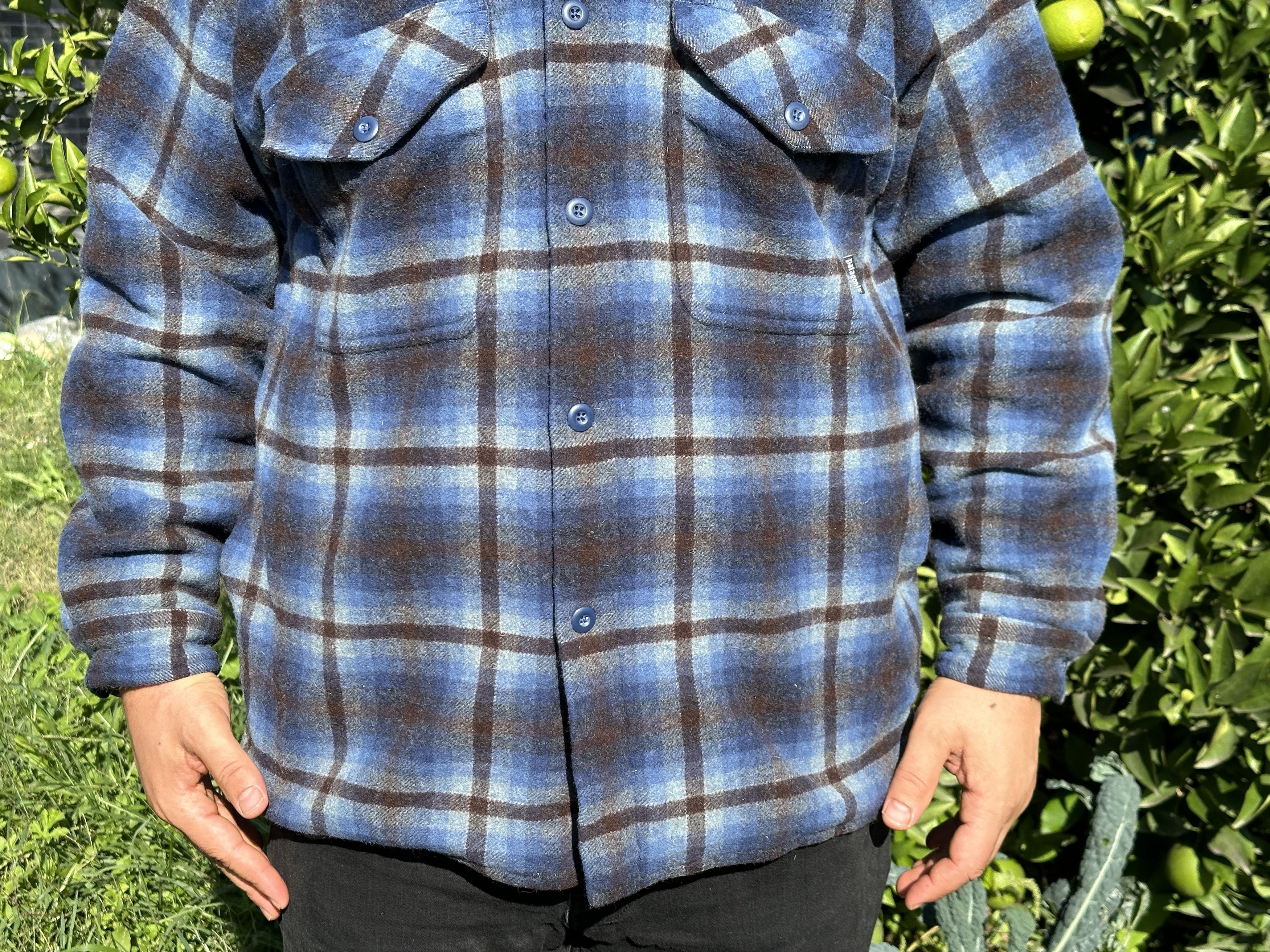 Patagonia Patagonia Fleece Bomber Tartan Check Flannel Size M 48 50 Size US M / EU 48-50 / 2 - 4 Thumbnail