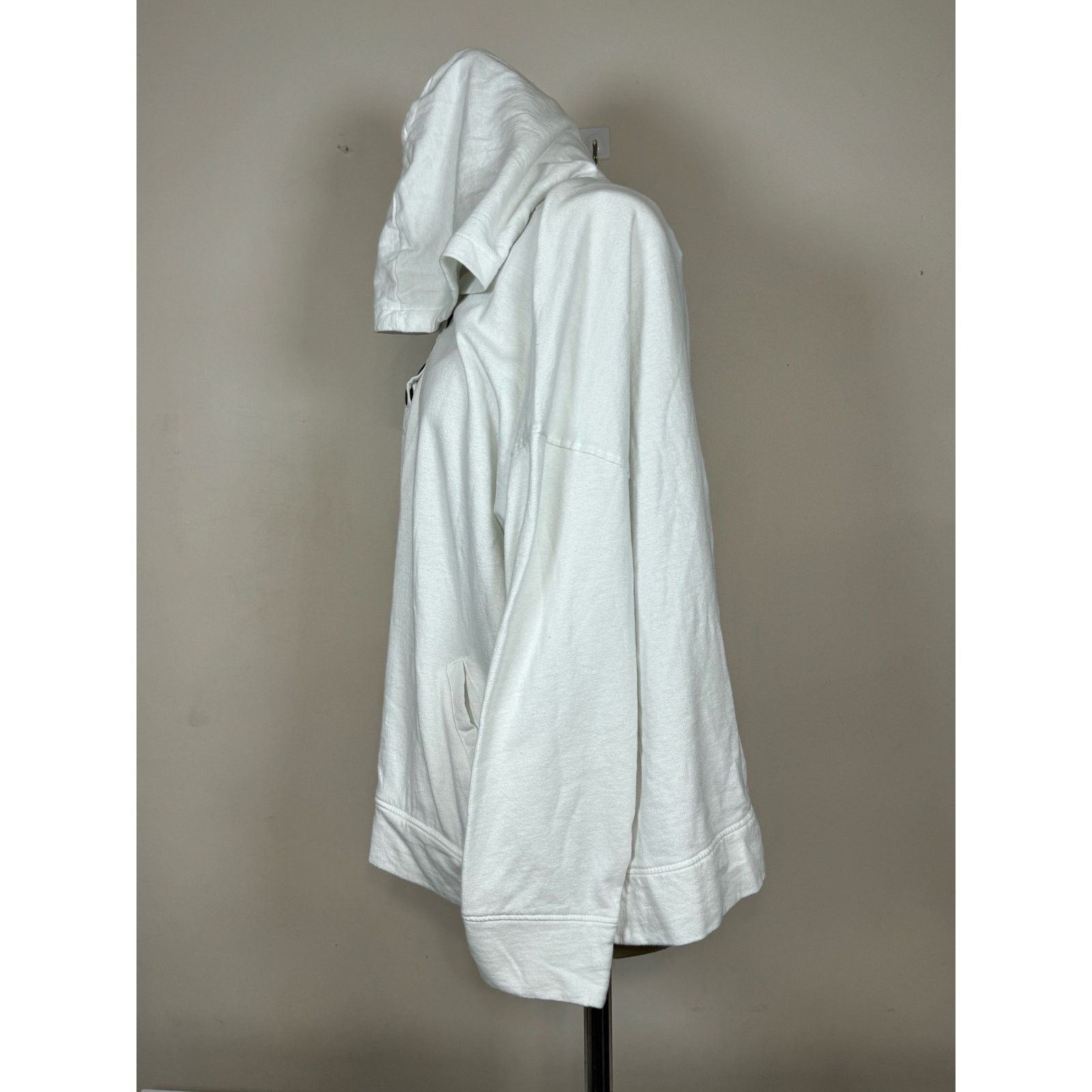 Unknown London French Laundry Pockets 1/4 Quarter Zip Button Snap Sweater Size L / US 10 / IT 46 - 3 Thumbnail