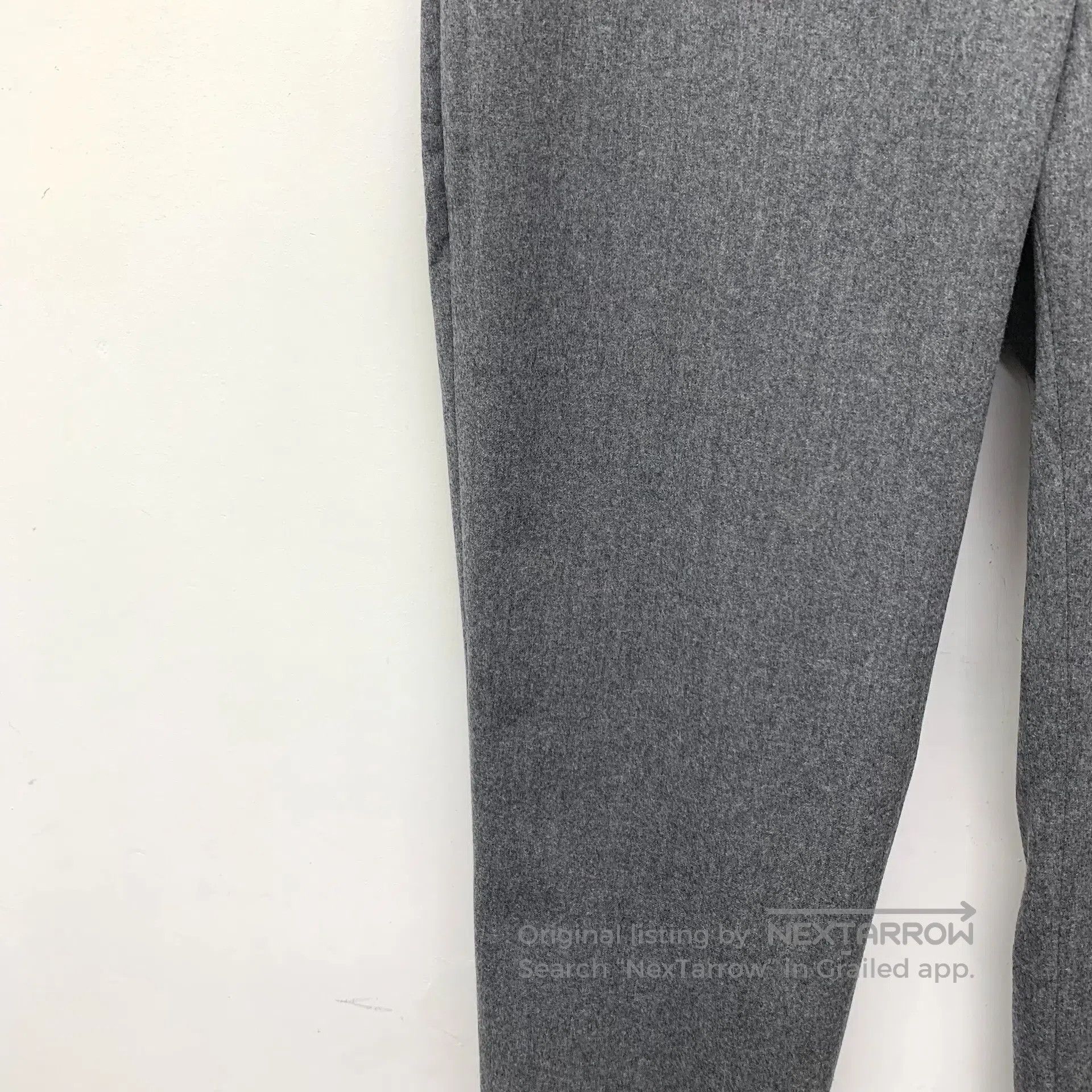 Brunello Cucinelli Brunello Cucinelli Charcoal Grey Wool Casual Trousers| Size US 30 / EU 46 - 4 Thumbnail