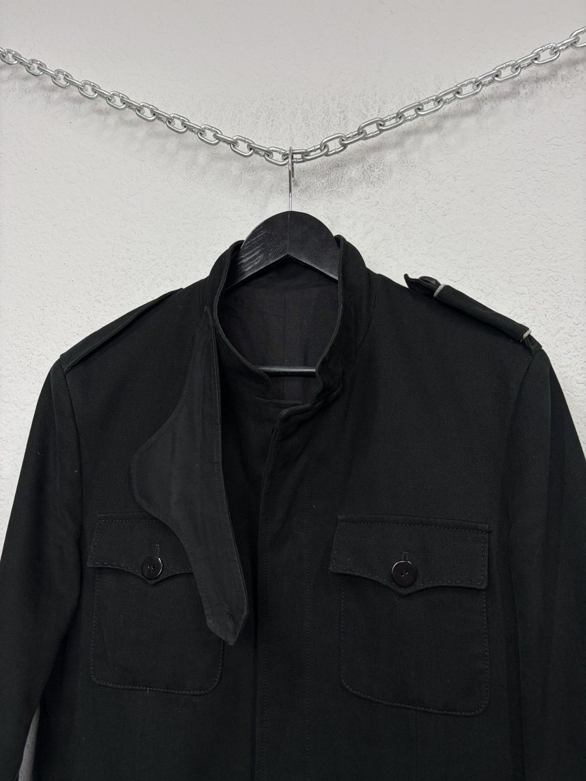 Andrew Mackenzie Andrew Mackenzie Napoleon Jacket Black Military Field Coat Size US M / EU 48-50 / 2 - 17 Thumbnail