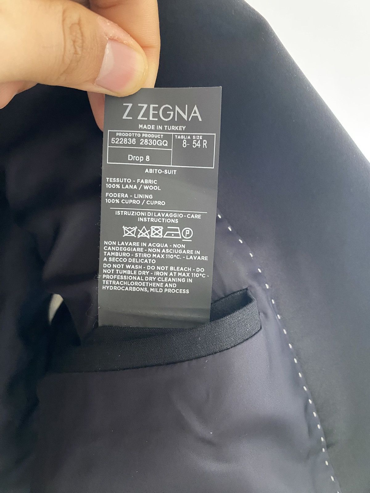 Z Zegna Z Zegna Smoking Size 44R - 4 Thumbnail