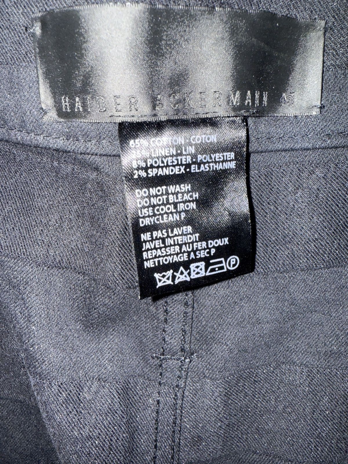 Haider Ackermann Haider shadow stripe slim jeans size M Size US 32 / EU 48 - 4 Thumbnail
