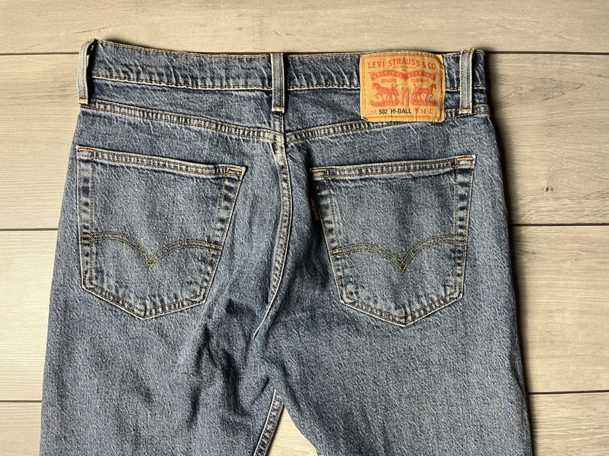 Levi's Levis Strauss denim jeans Lot 502 HI-BALL size 34/30 Size US 32 / EU 48 - 6 Thumbnail