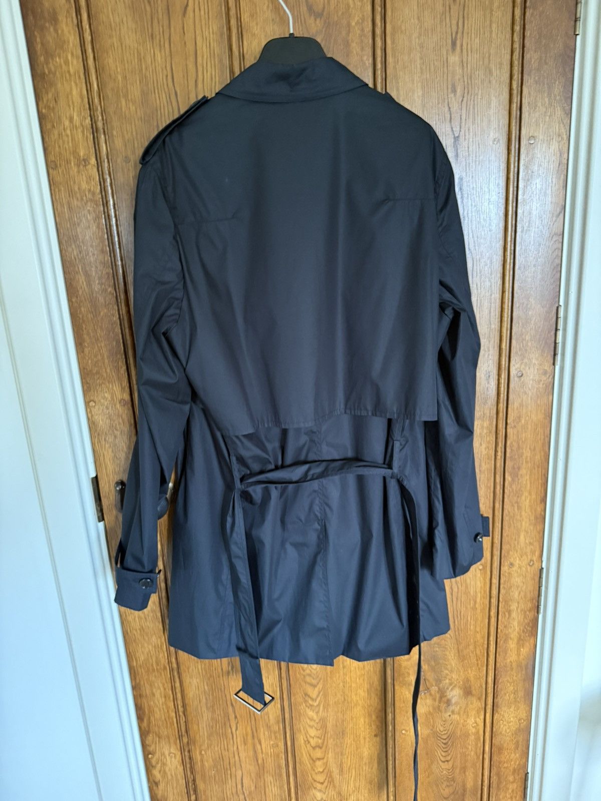 Dior SS10 RARE Dior Homme black mac coat jacket KVA 56 GRAIL Size US XL / EU 56 / 4 - 17 Thumbnail