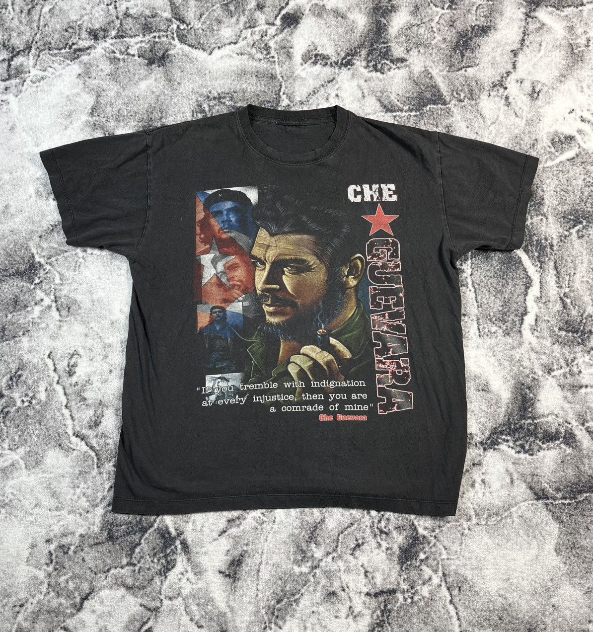 Vintage Vintage Che Guevara Graphic Tee Y2K Fit XL Distressed Size US XL / EU 56 / 4 - 1 Thumbnail